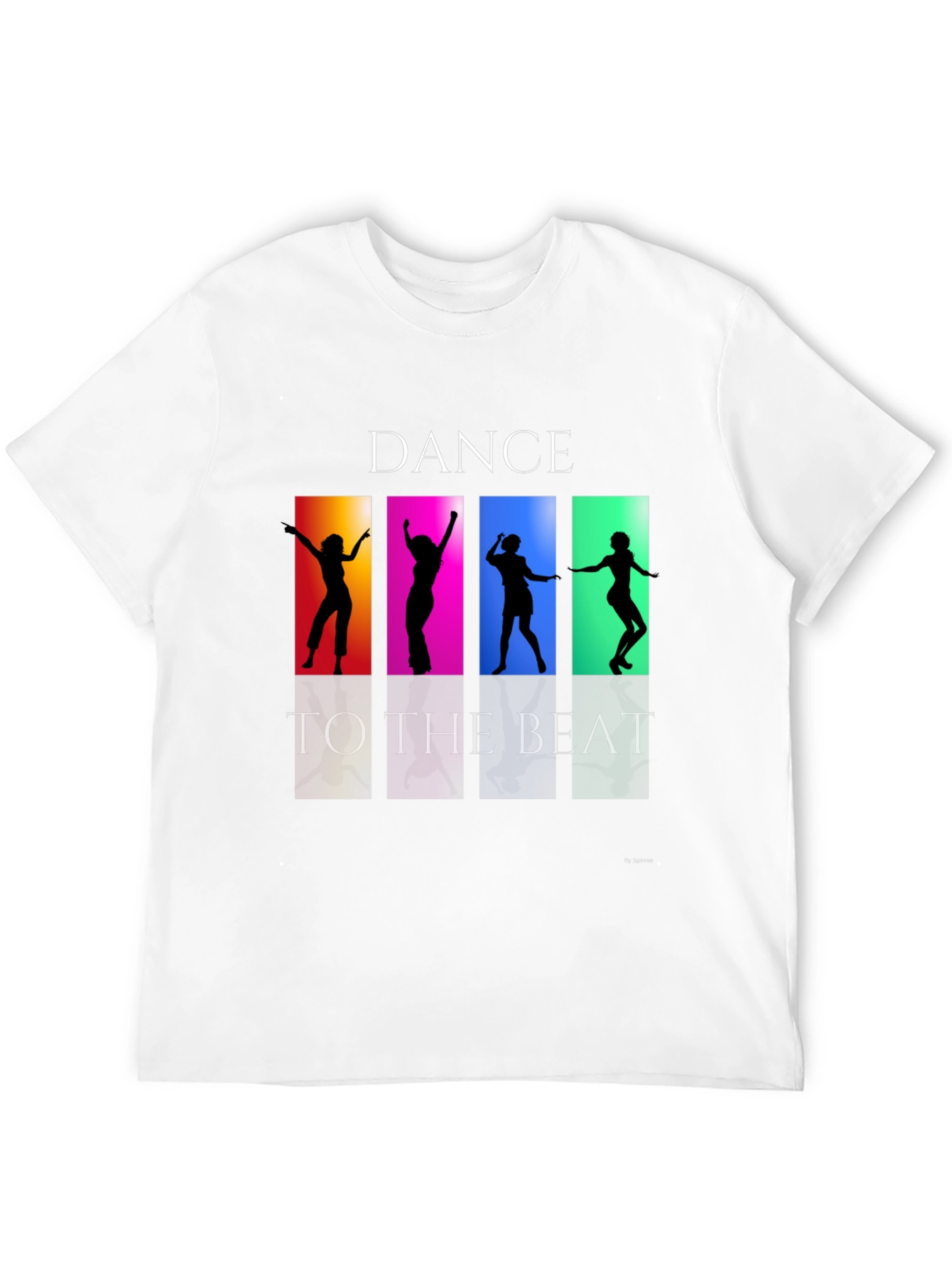 Dance to the Beat Graphic Tee - Black