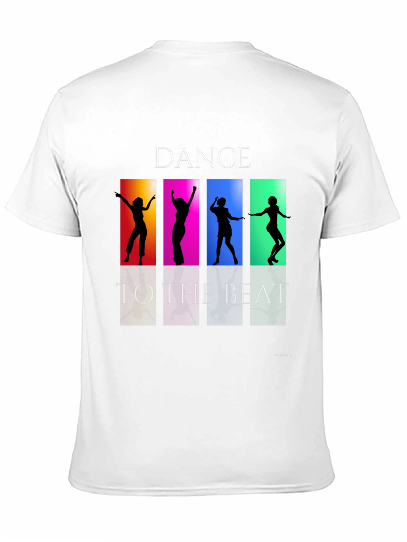 Dance to the Beat Graphic Tee - Black