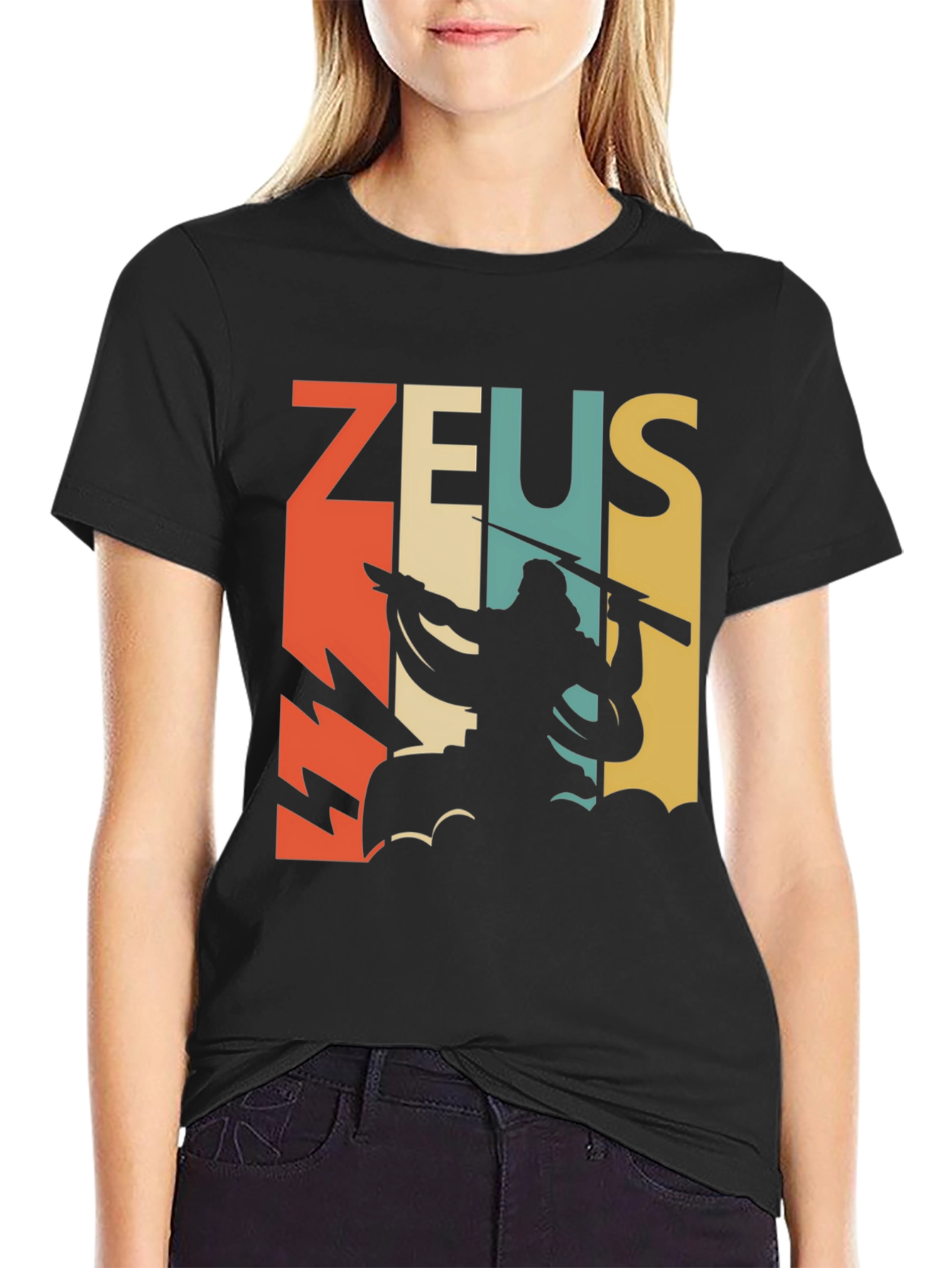 Zeus Graphic T-Shirt - Black