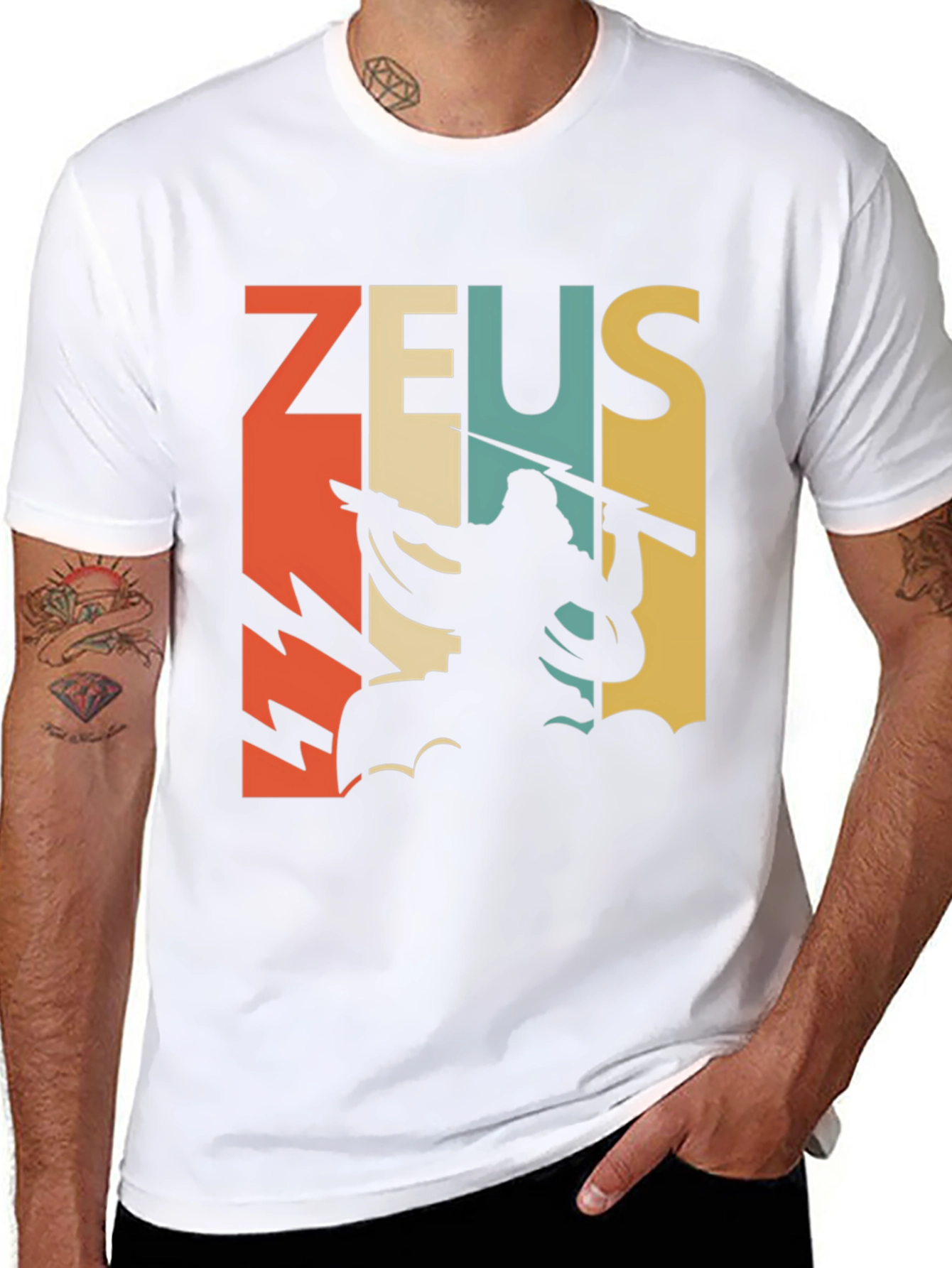 Zeus Graphic T-Shirt - Black