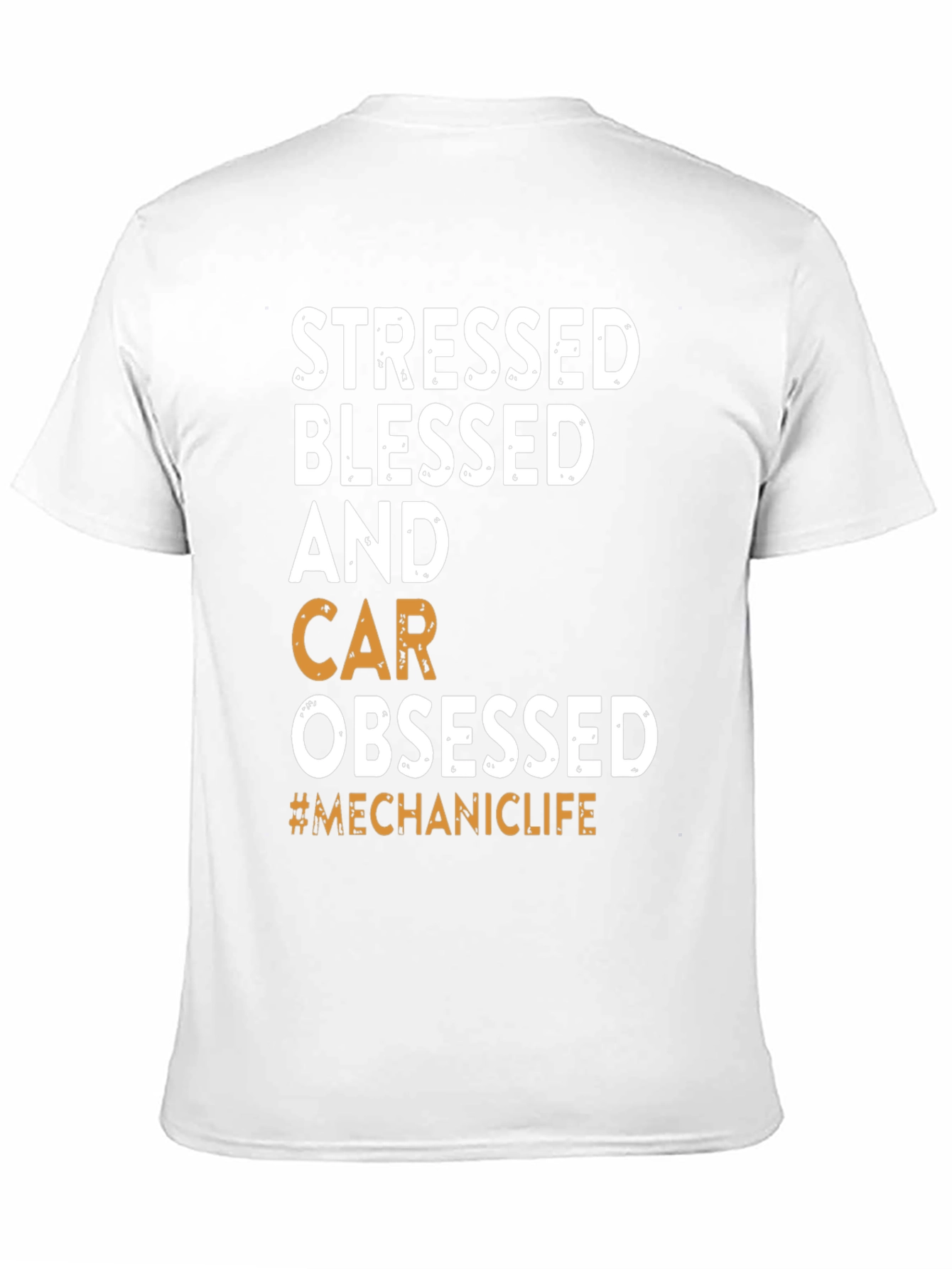 Stressed Blessed Car Obsessed T-Shirt