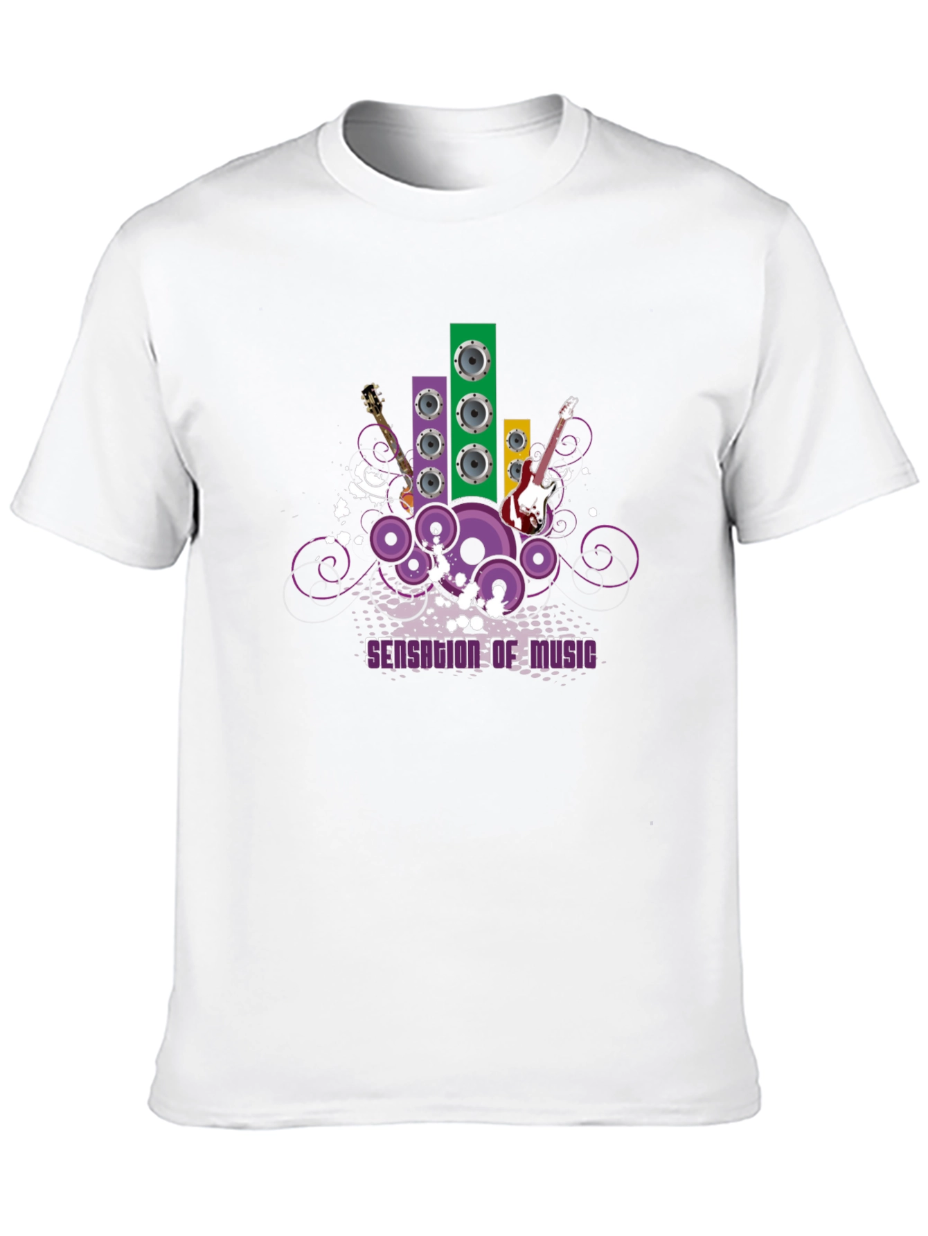 Music Lovers Graphic Tee - Black
