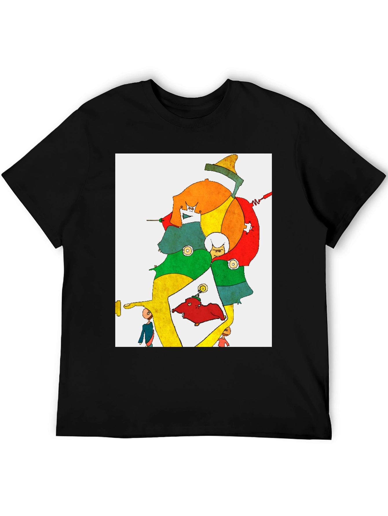 Abstract Art Graphic Tee - Unique Design