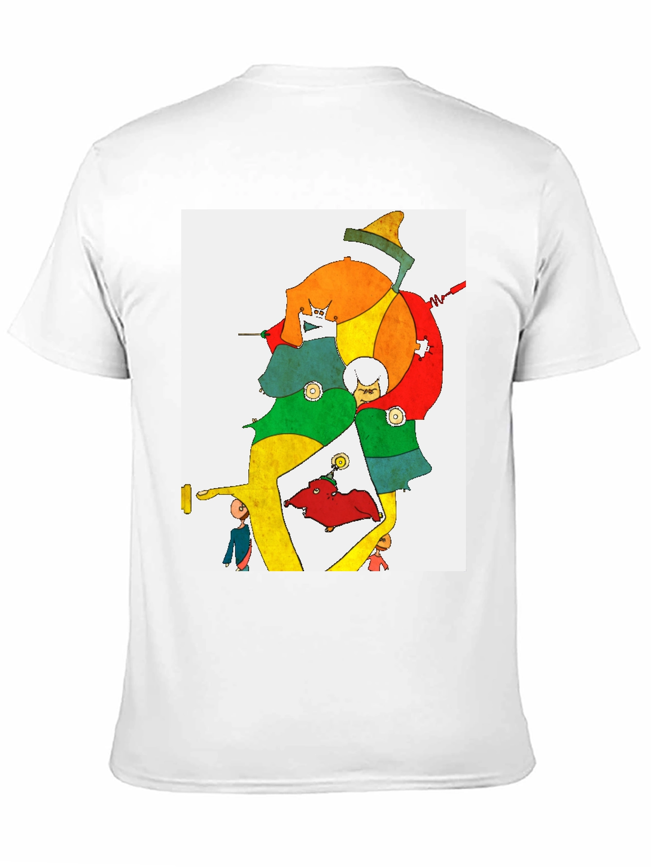 Abstract Art Graphic Tee - Unique Design