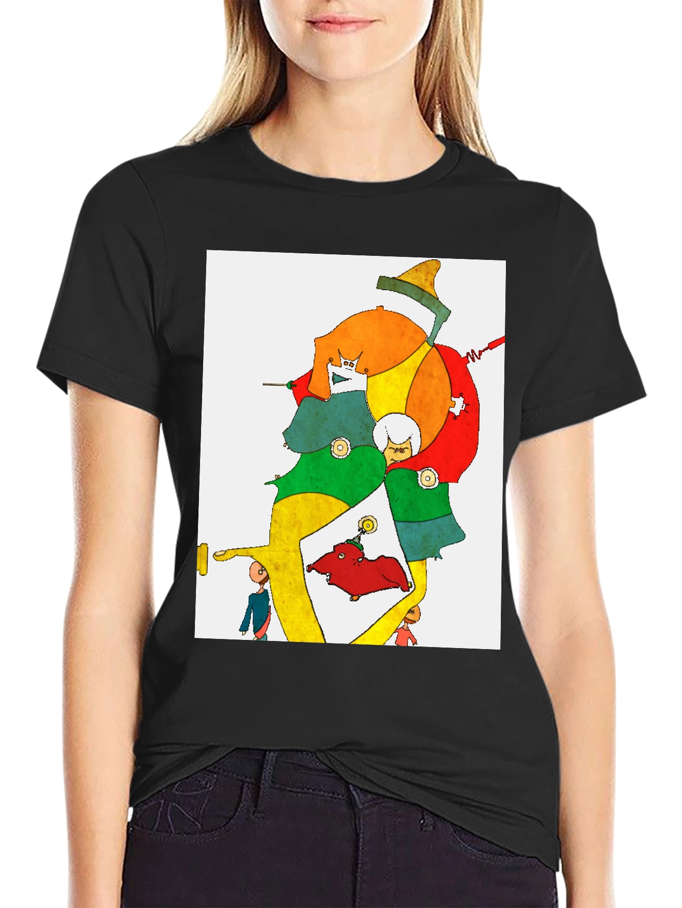 Abstract Art Graphic Tee - Unique Design