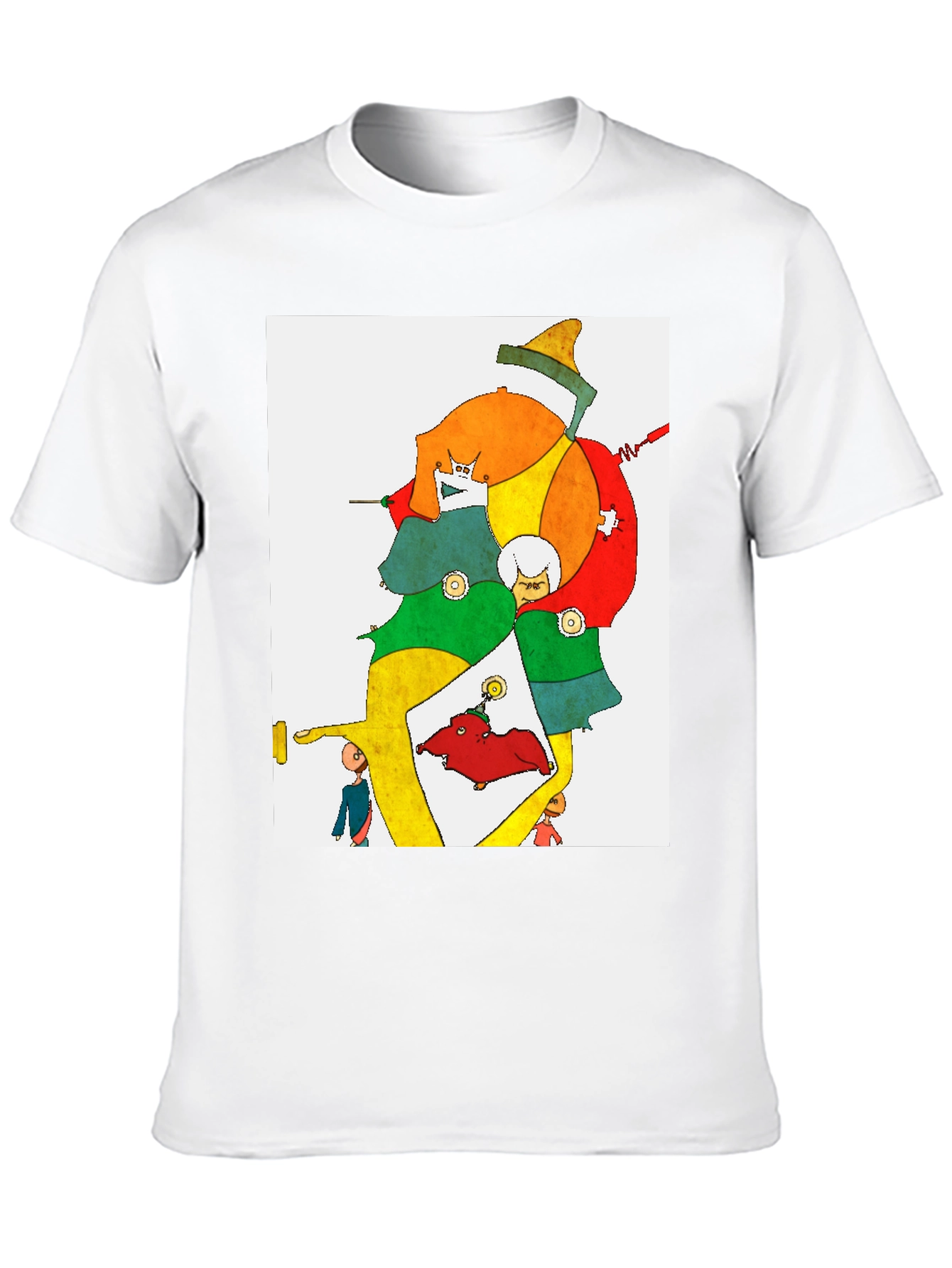 Abstract Art Graphic Tee - Unique Design