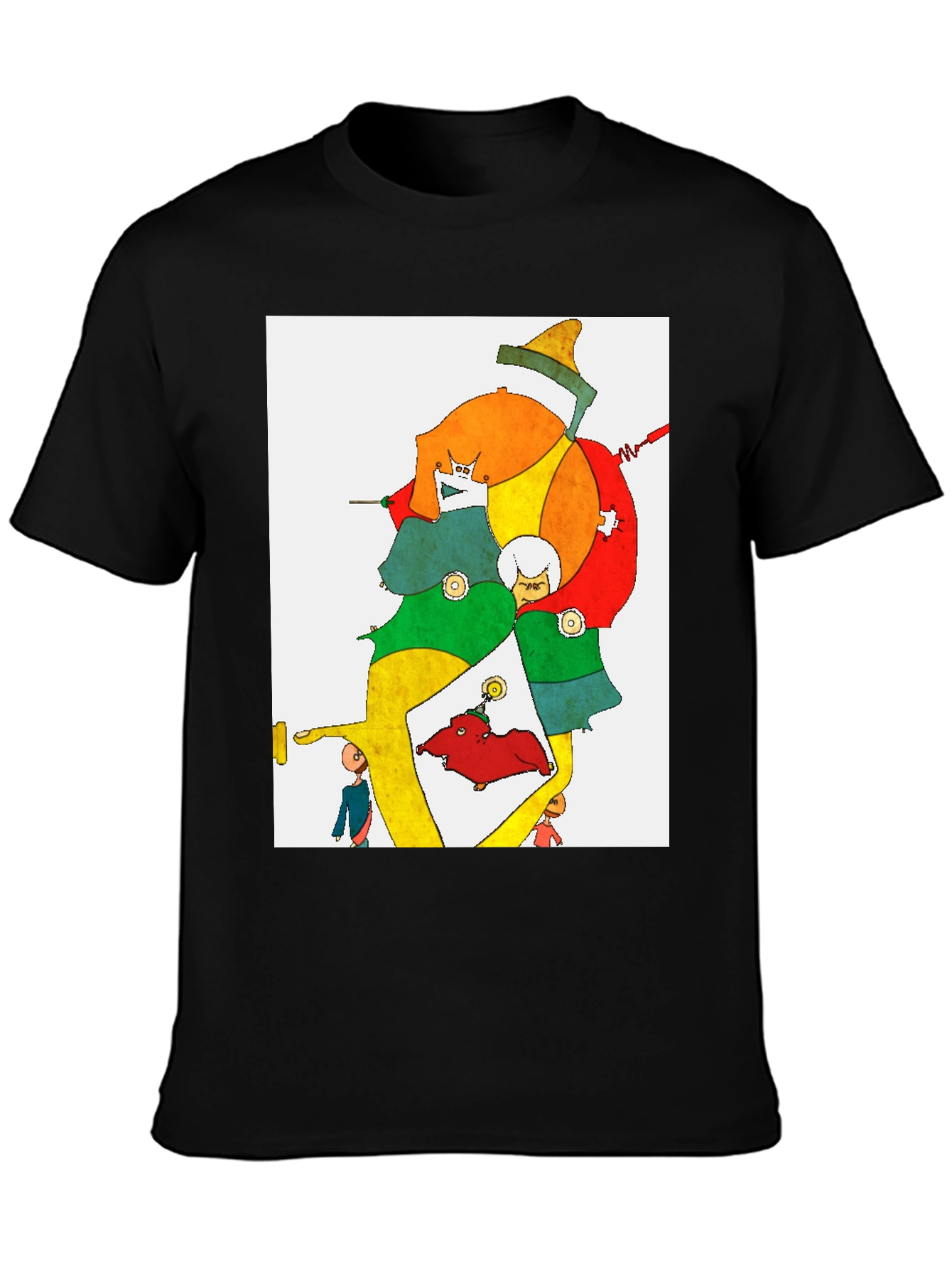 Abstract Art Graphic Tee - Unique Design