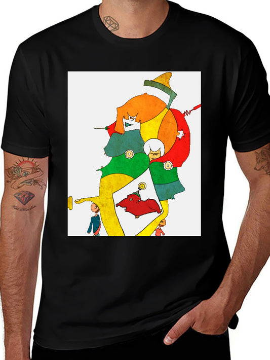 Abstract Art Graphic Tee - Unique Design