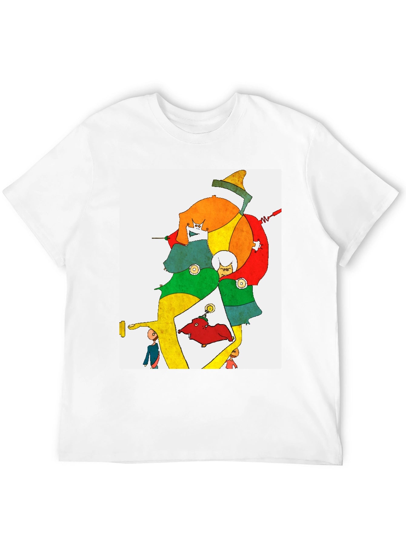 Abstract Art Graphic Tee - Unique Design