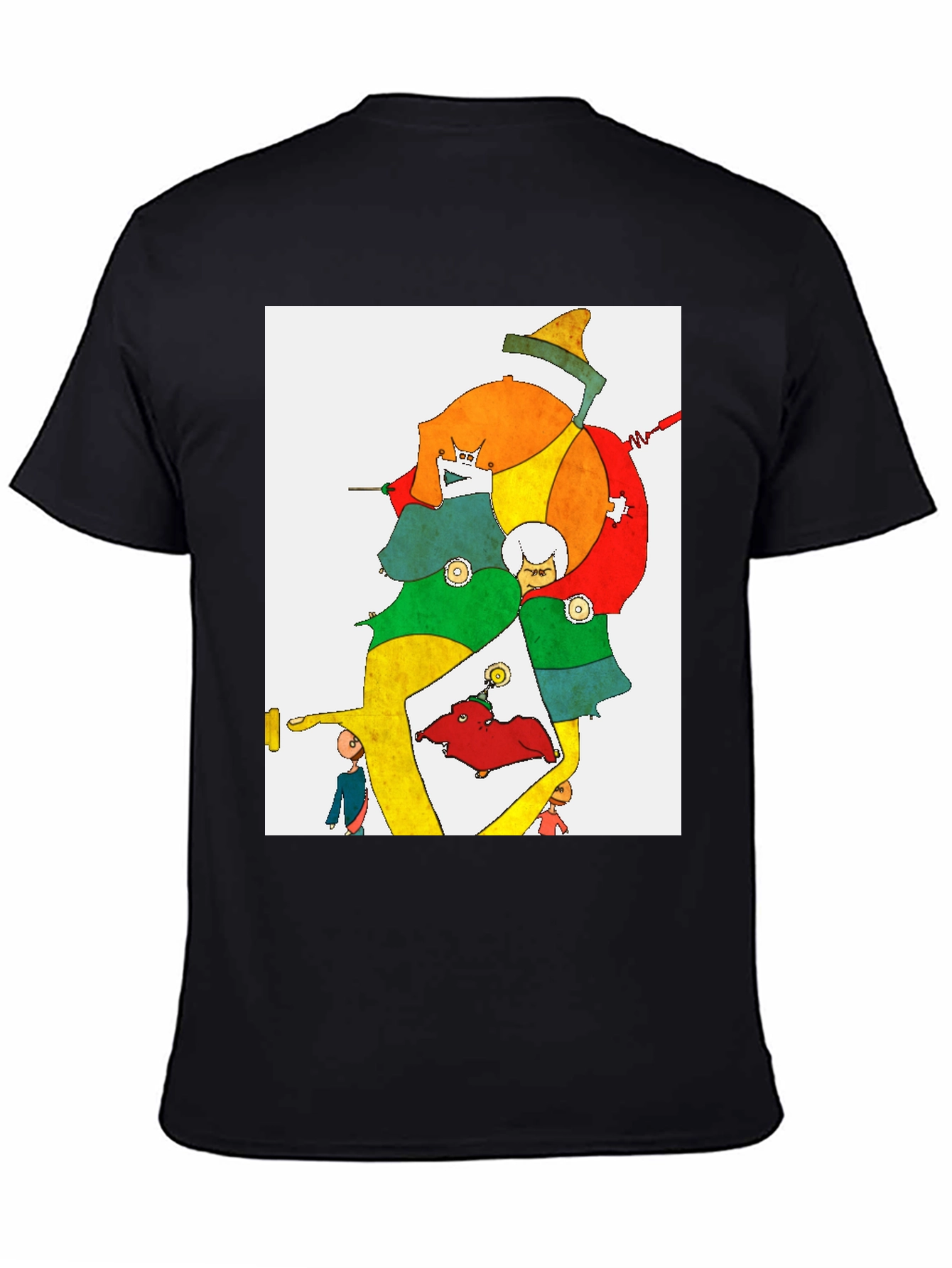 Abstract Art Graphic Tee - Unique Design