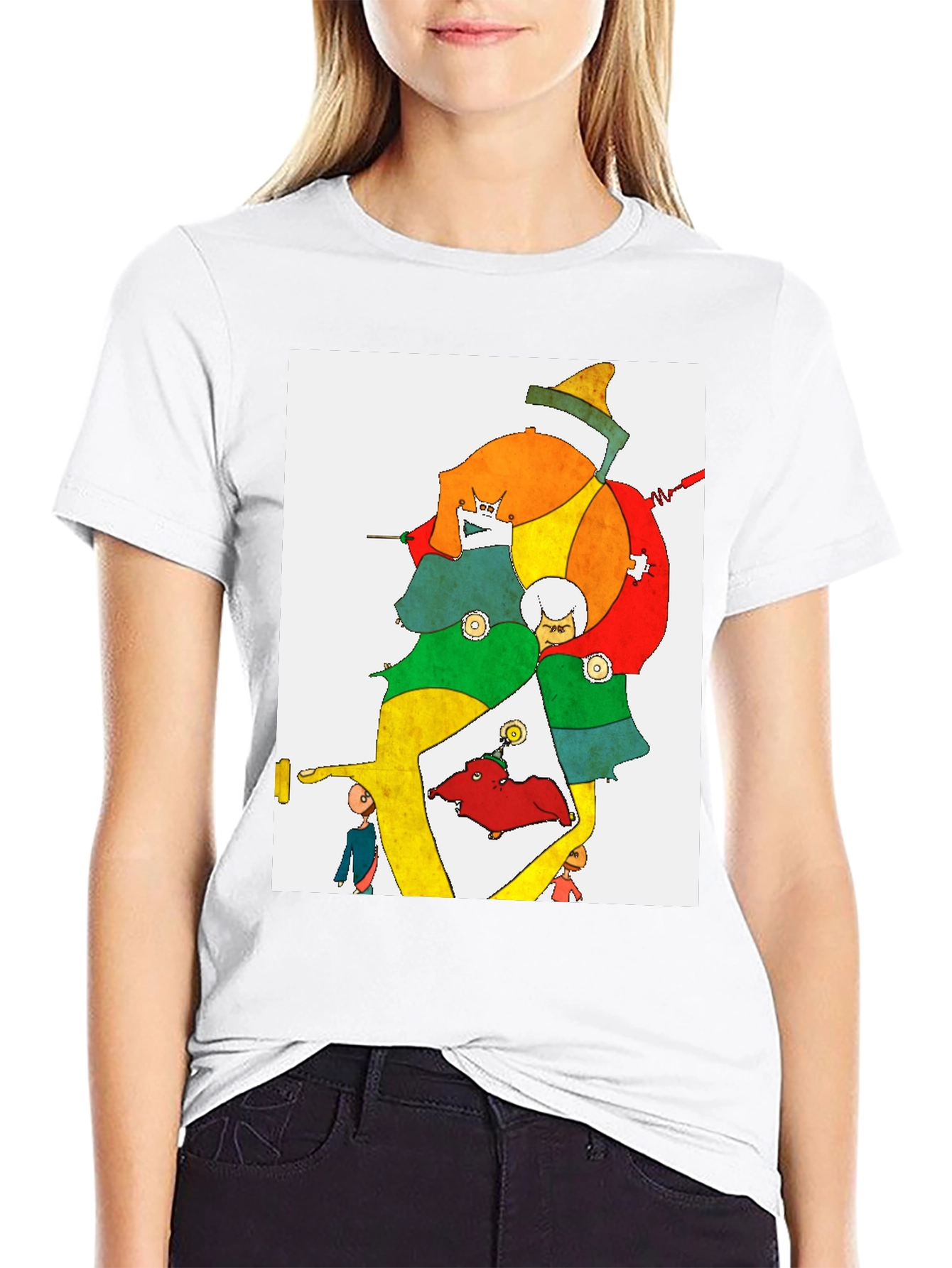 Abstract Art Graphic Tee - Unique Design