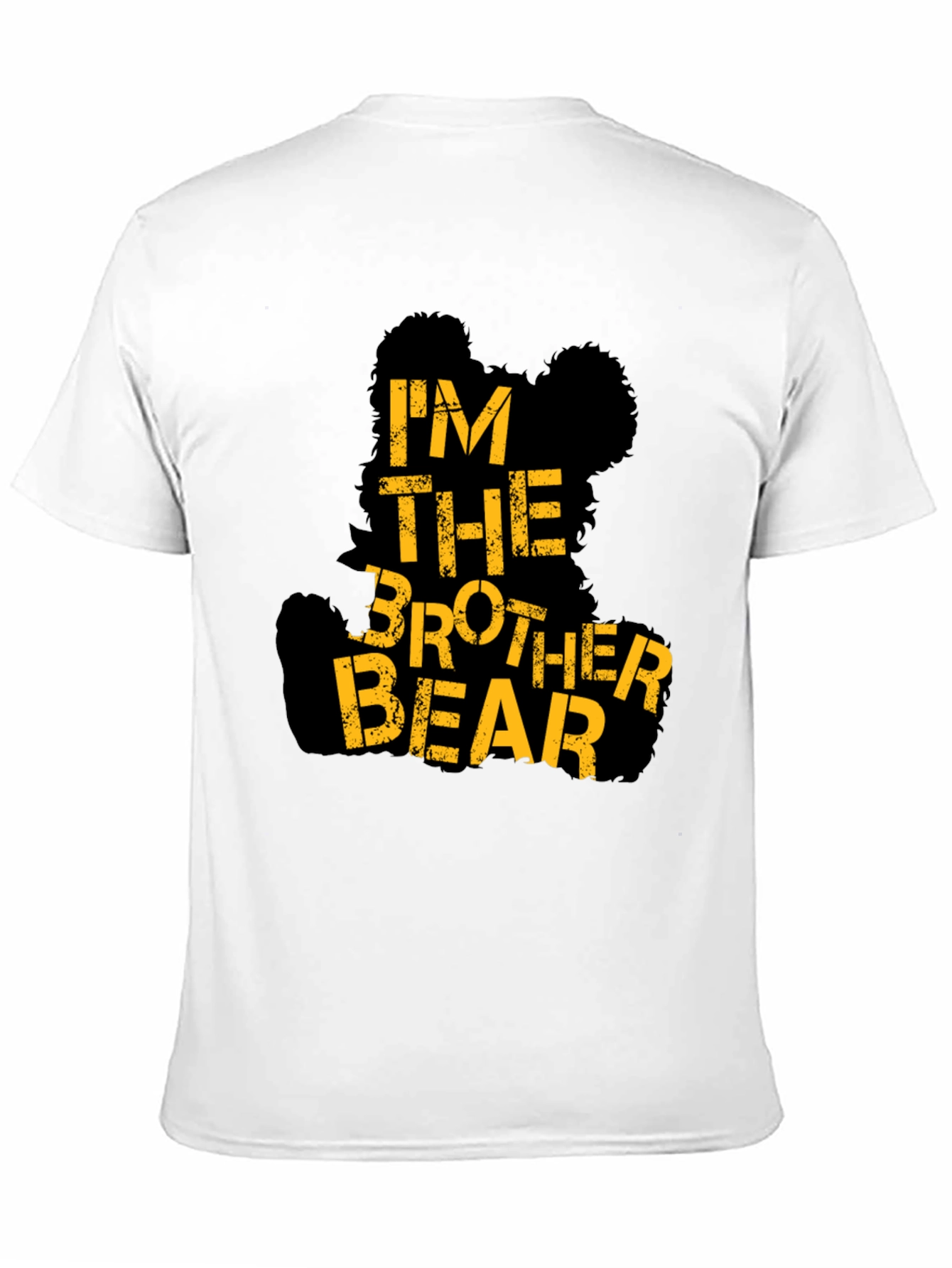 Im The Brother Bear Black Graphic T-Shirt