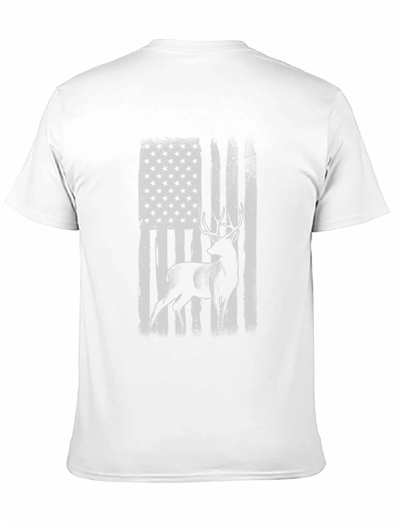 Deer American Flag Graphic Tee