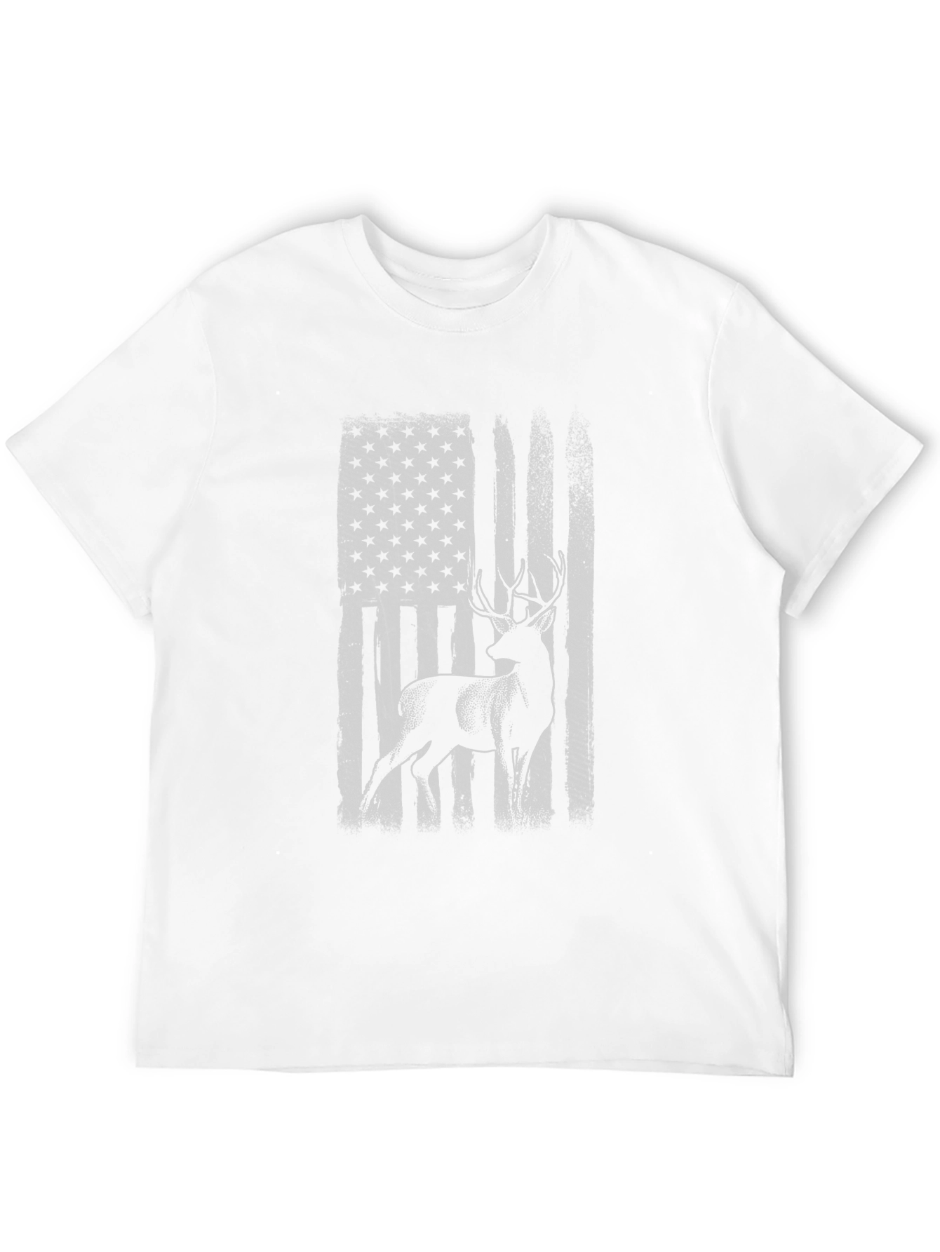 Deer American Flag Graphic Tee