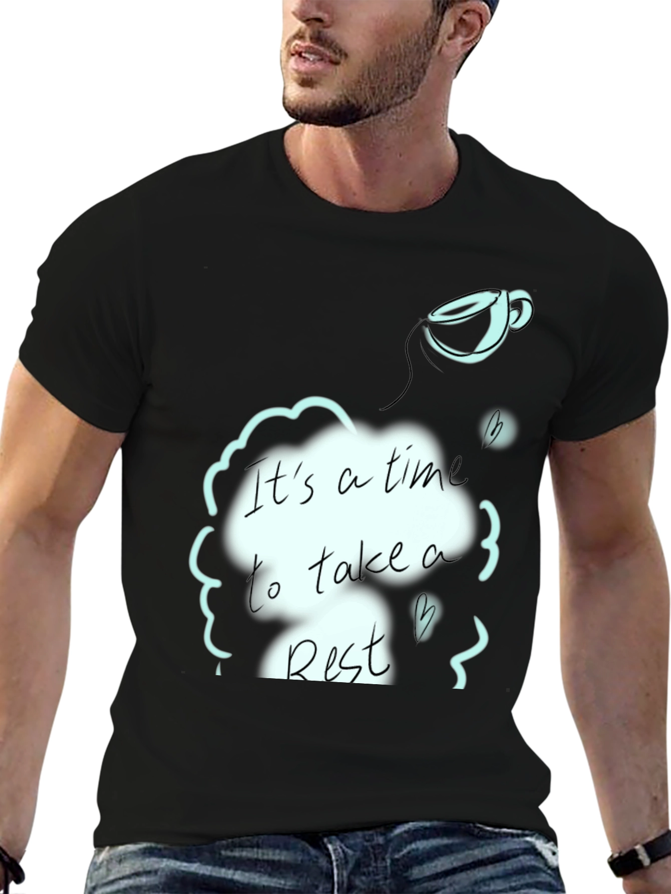 Relaxation T-Shirt - Time to Rest Graphic Tee