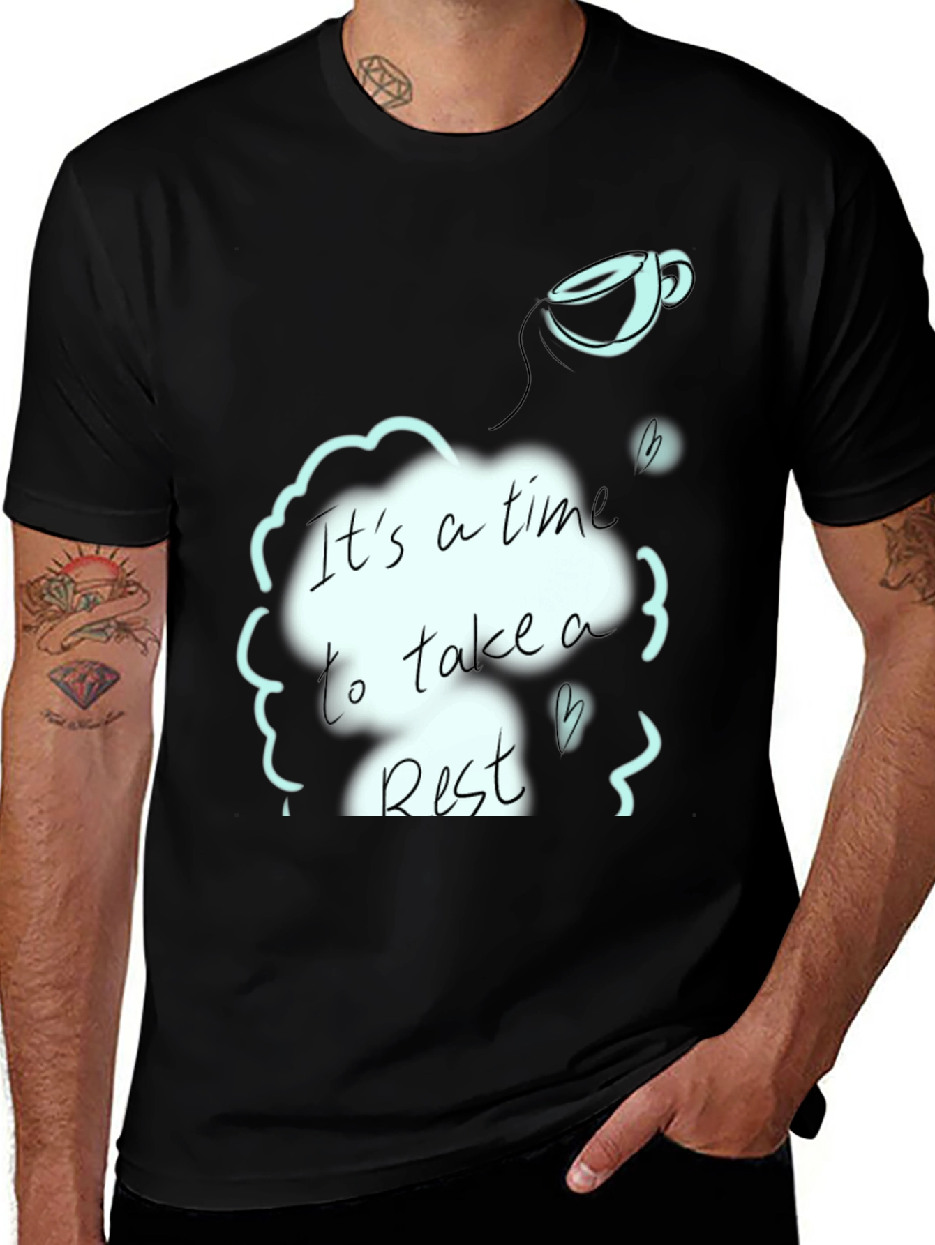 Relaxation T-Shirt - Time to Rest Graphic Tee