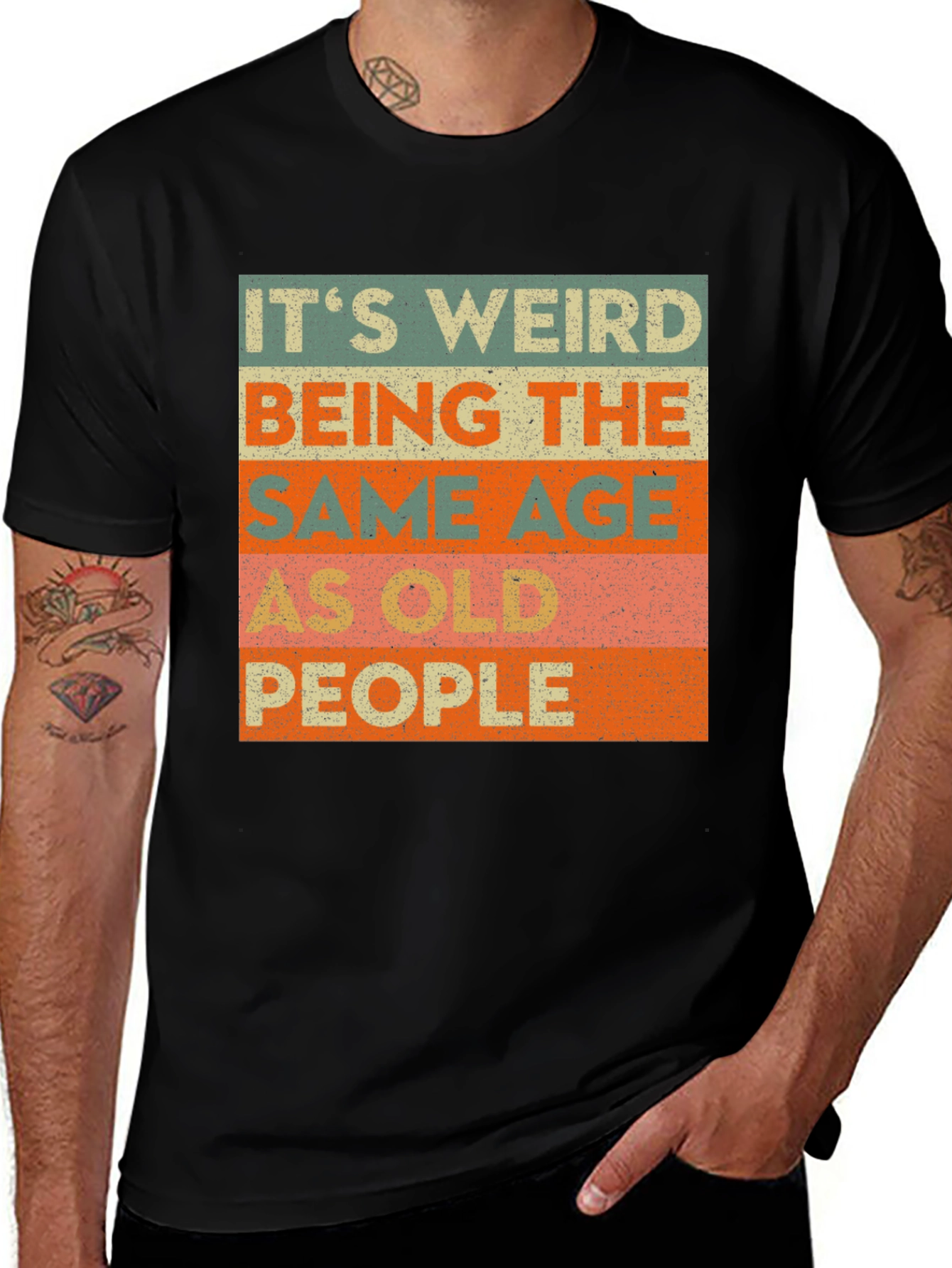 Funny Old People T-Shirt Novelty Humor Tee