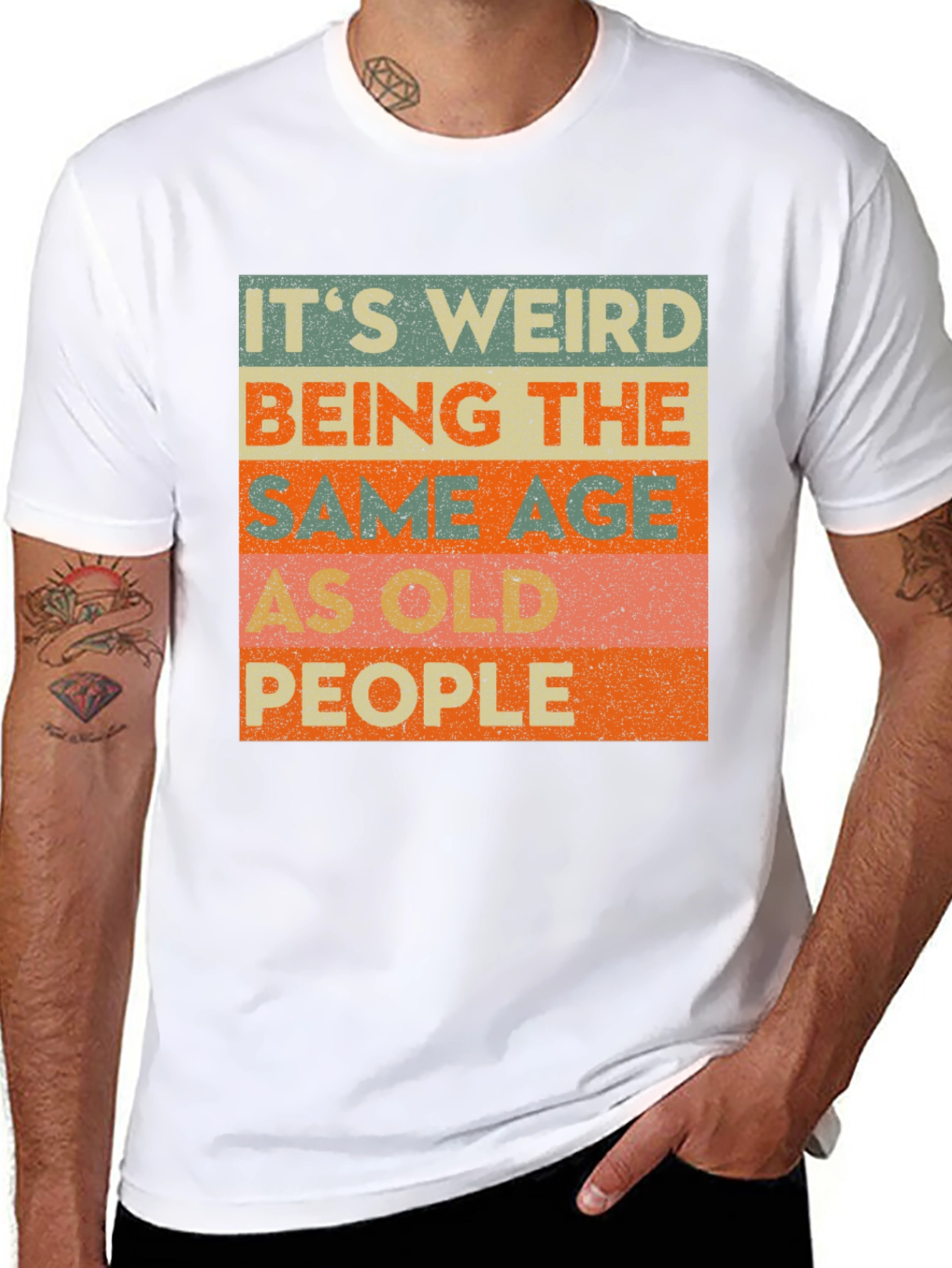 Funny Old People T-Shirt Novelty Humor Tee