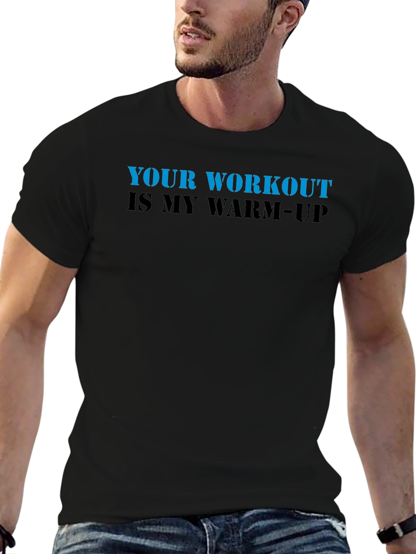 Workout Slogan T-Shirt - Gym Motivation Apparel