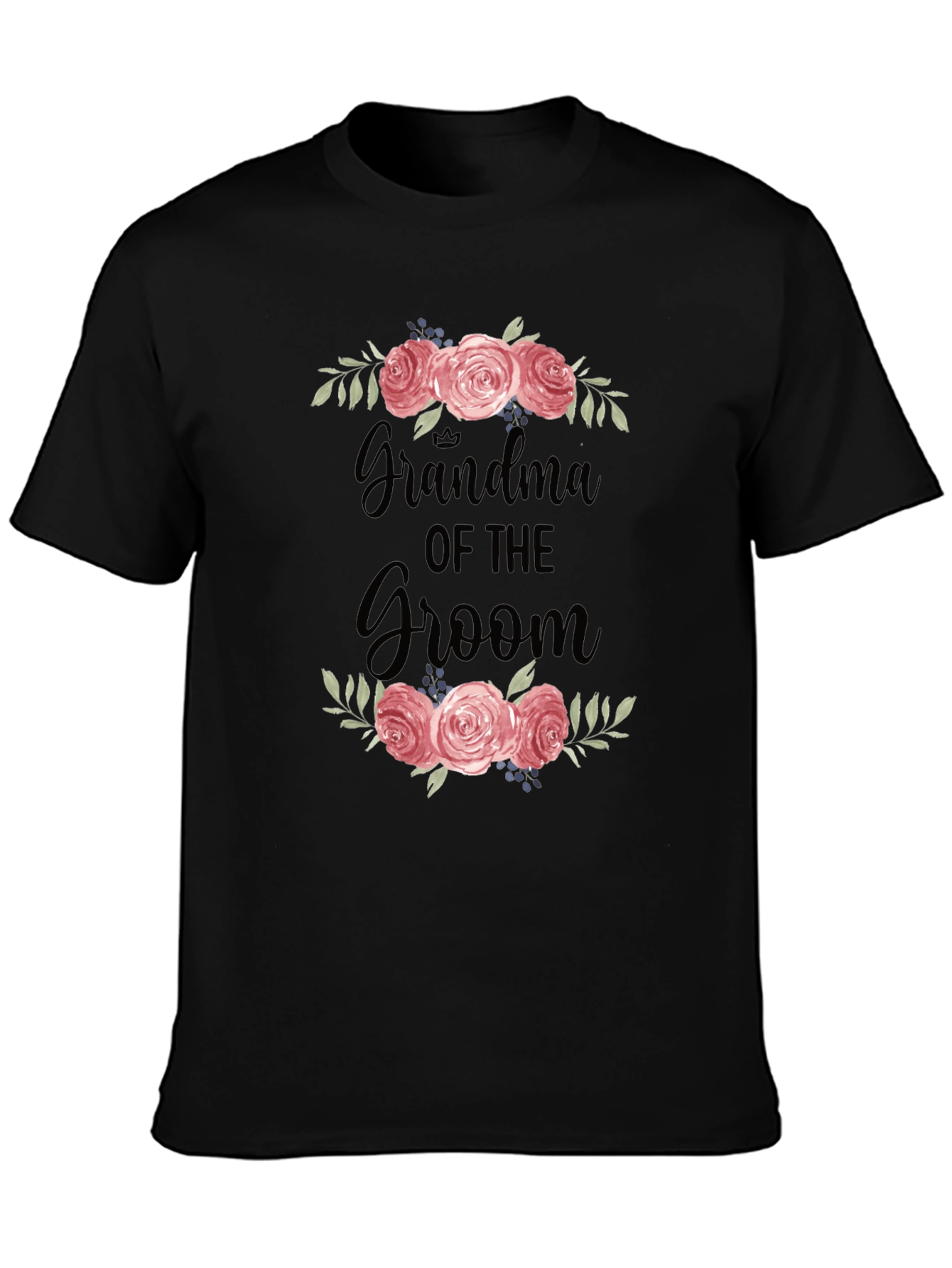Grandma of the Groom Floral Graphic Tee