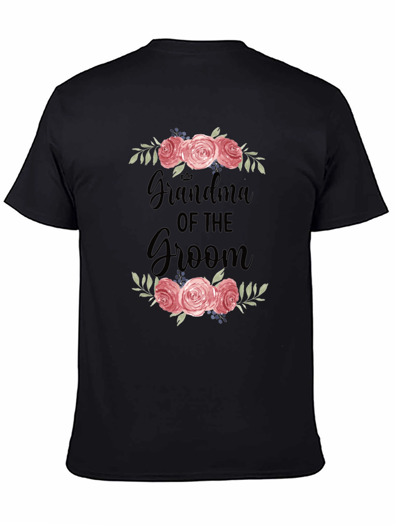 Grandma of the Groom Floral Graphic Tee