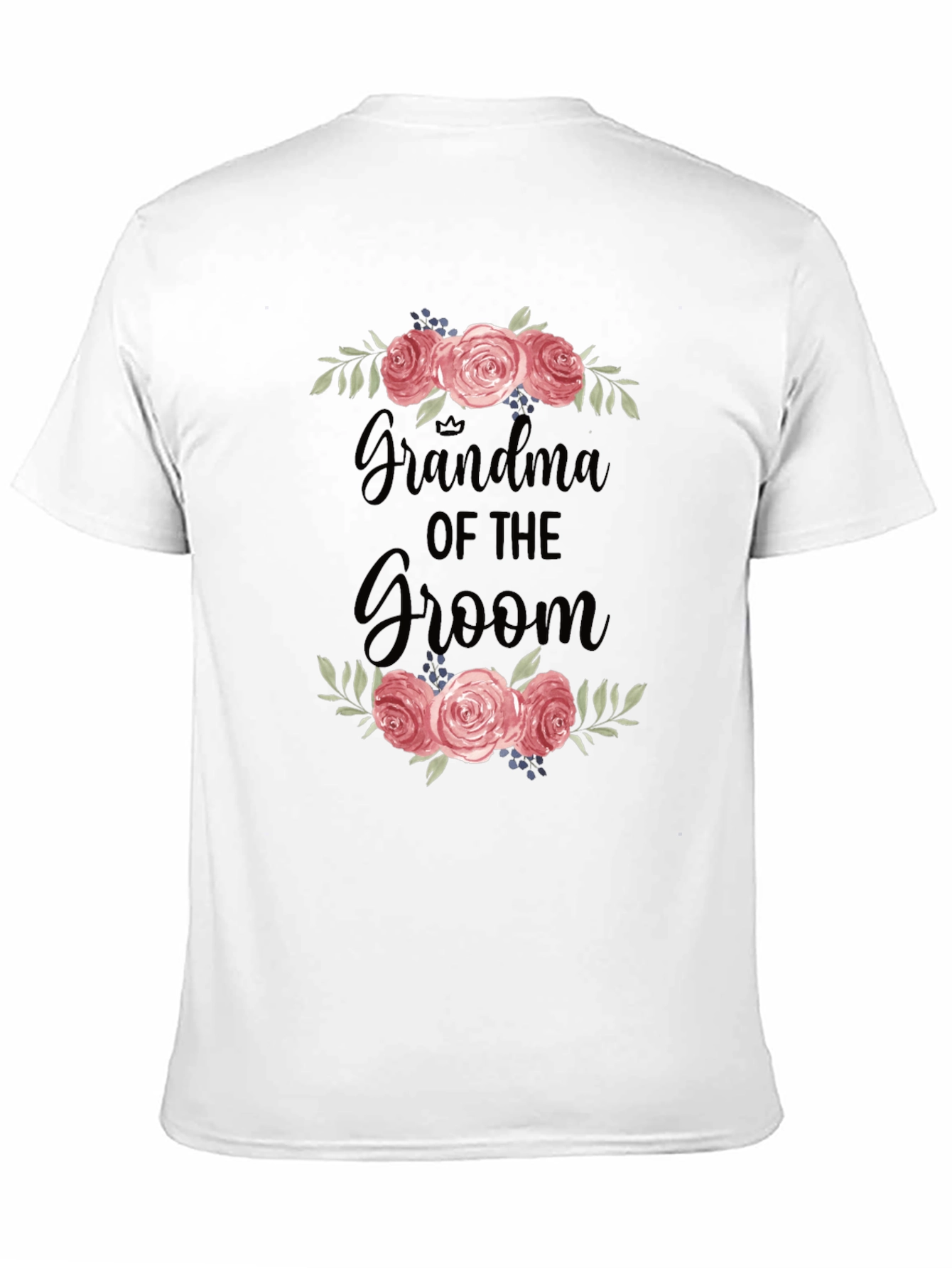 Grandma of the Groom Floral Graphic Tee