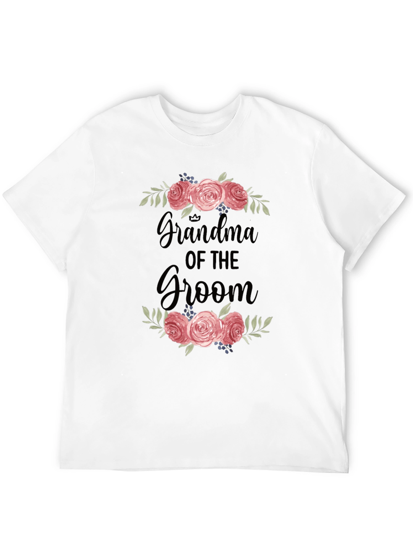 Grandma of the Groom Floral Graphic Tee