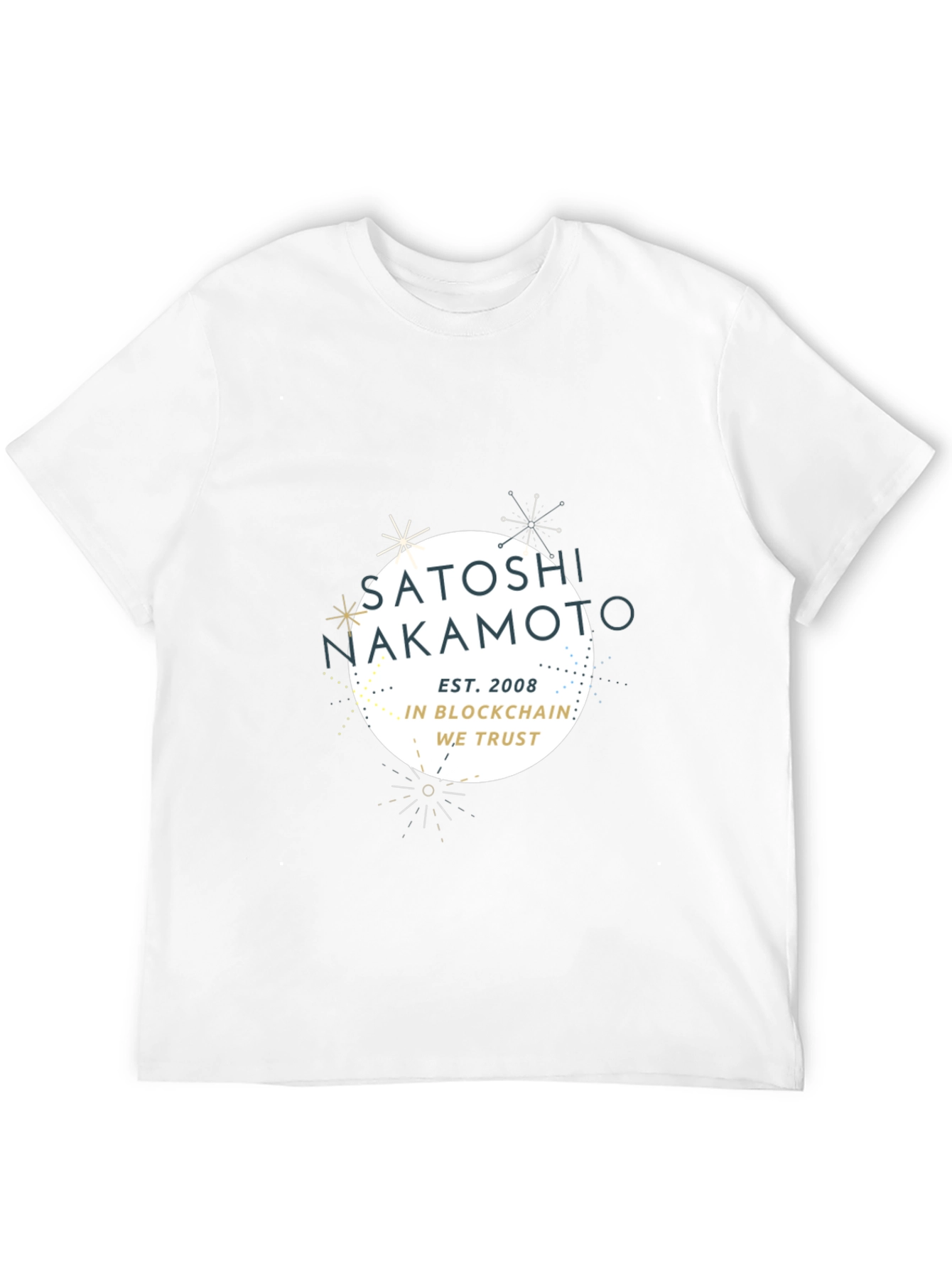 Satoshi Nakamoto Black T-Shirt