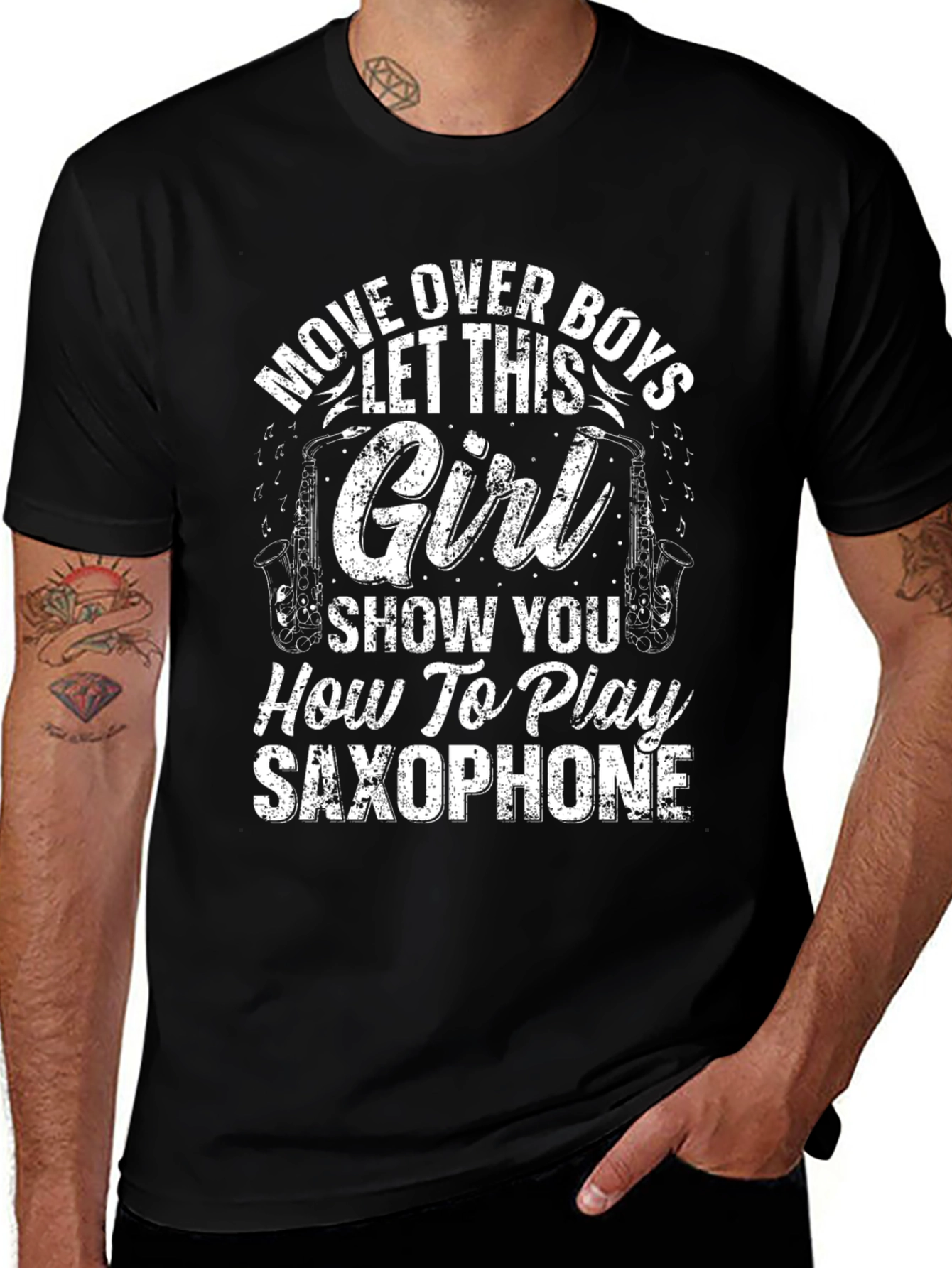 Saxophone Girl T-Shirt
