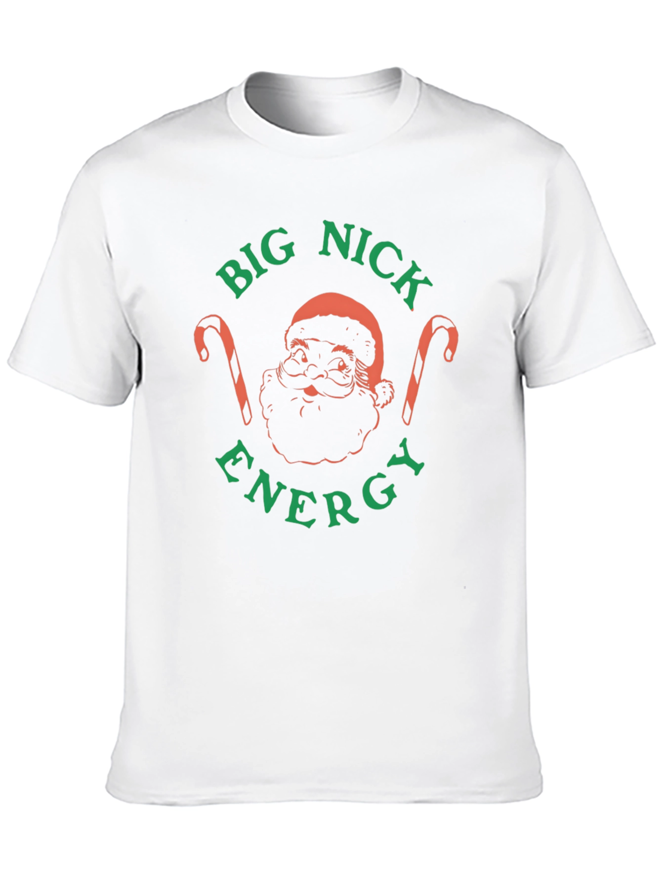 Big Nick Energy Santa T-Shirt - Holiday Fun