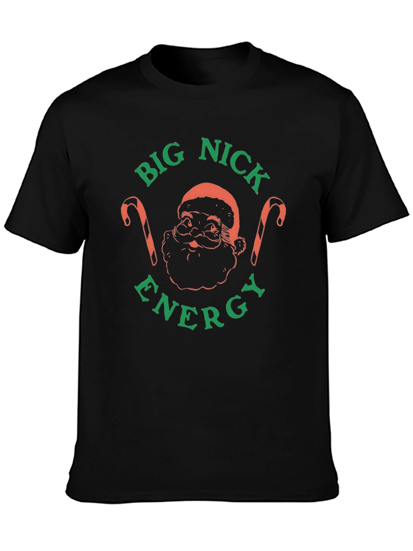Big Nick Energy Santa T-Shirt - Holiday Fun