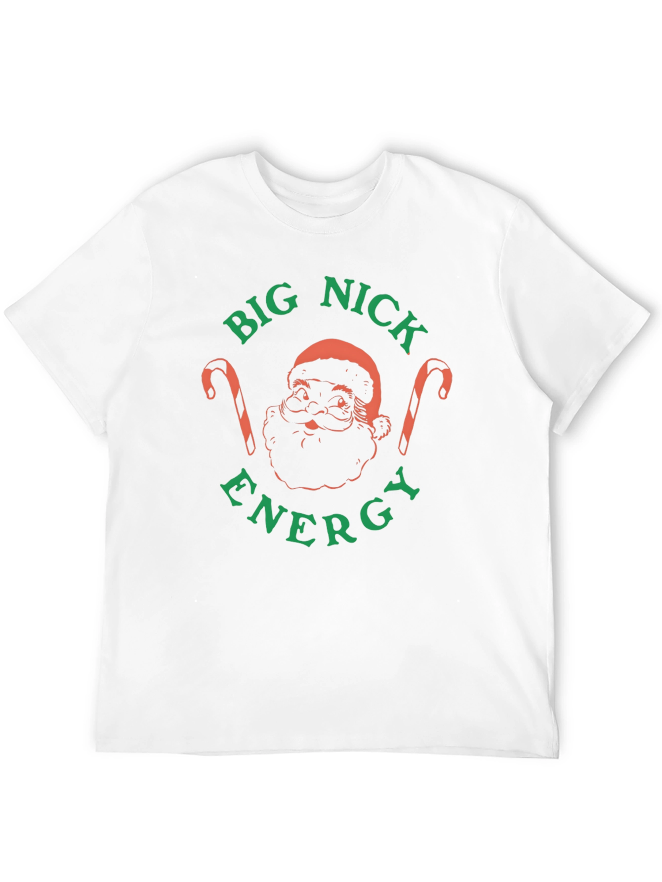 Big Nick Energy Santa T-Shirt - Holiday Fun