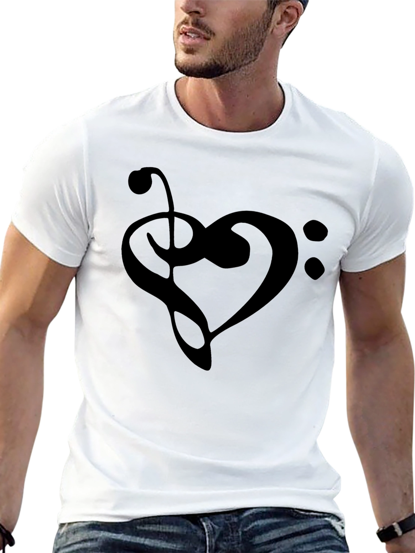 Musical Heart T-Shirt - Express Your Passion