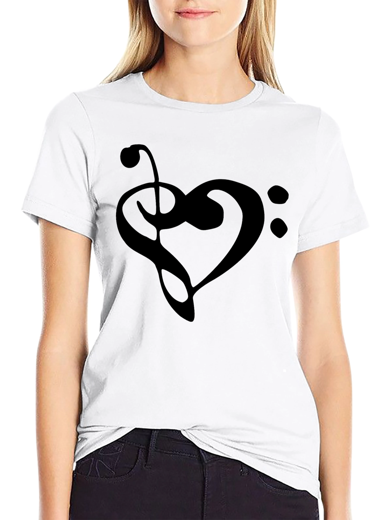 Musical Heart T-Shirt - Express Your Passion