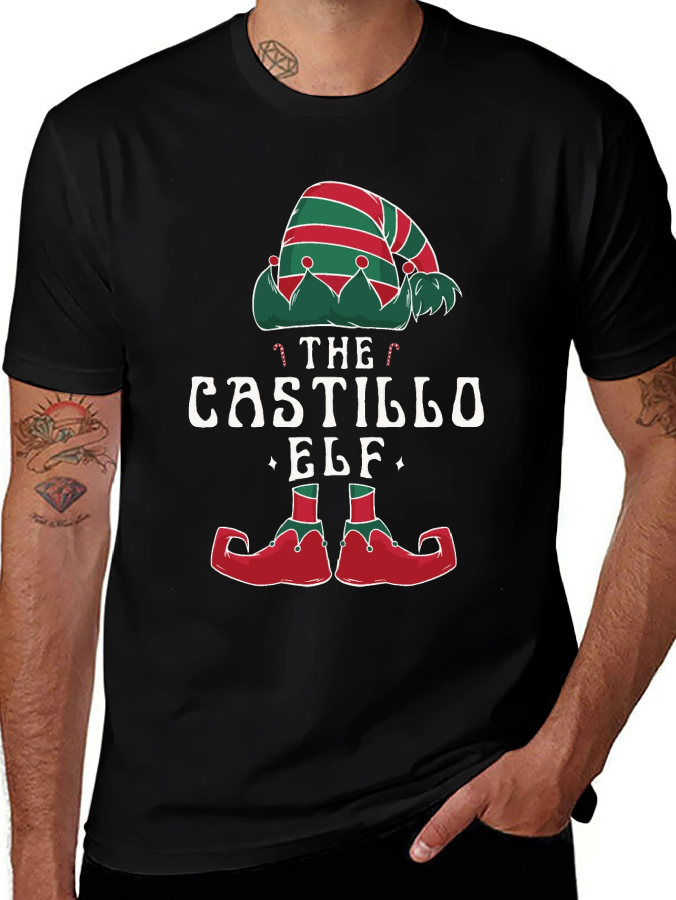 Castillo Elf Christmas T-Shirt