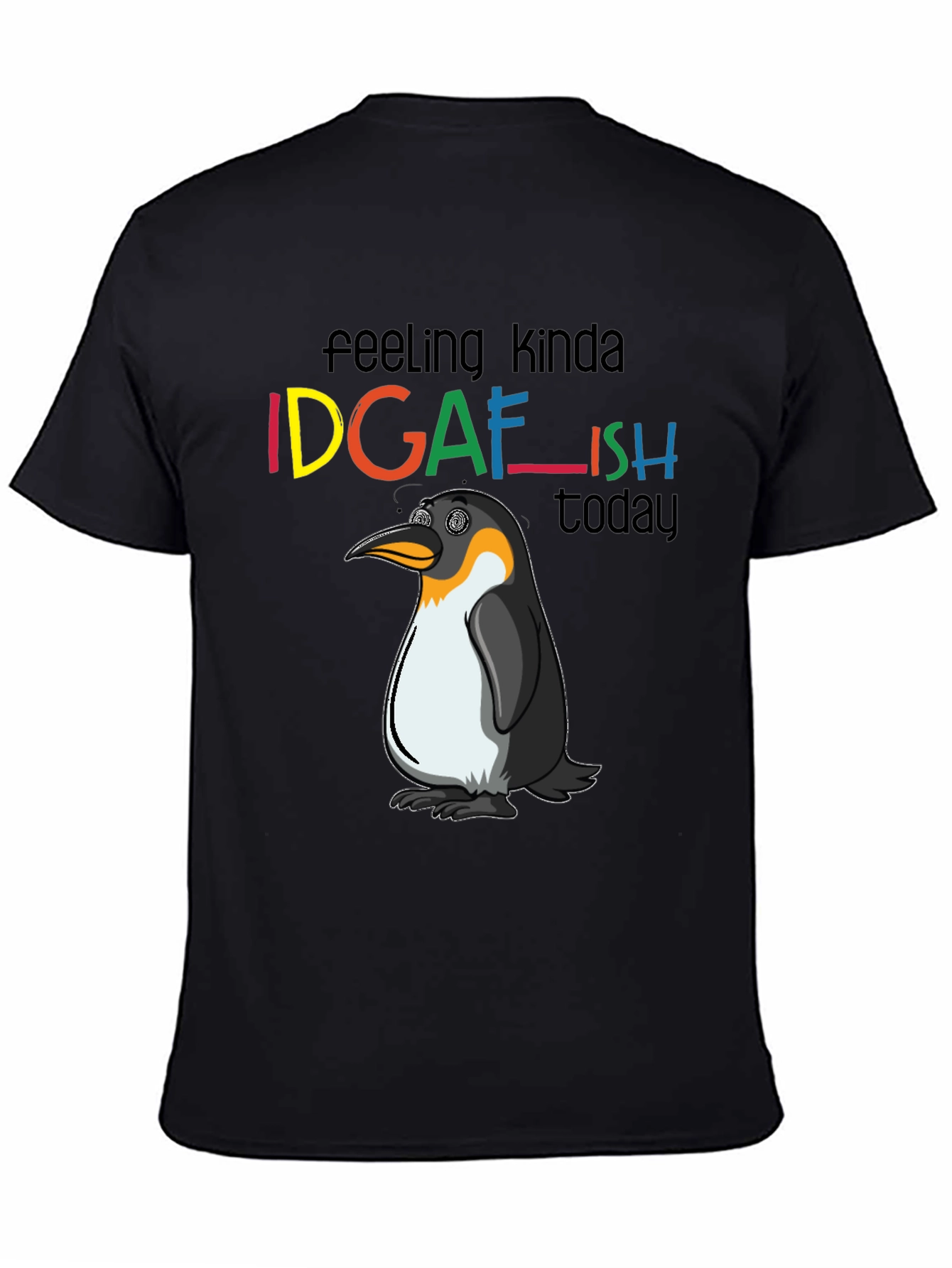 IDGAFish T-Shirt: Funny Penguin Graphic Tee