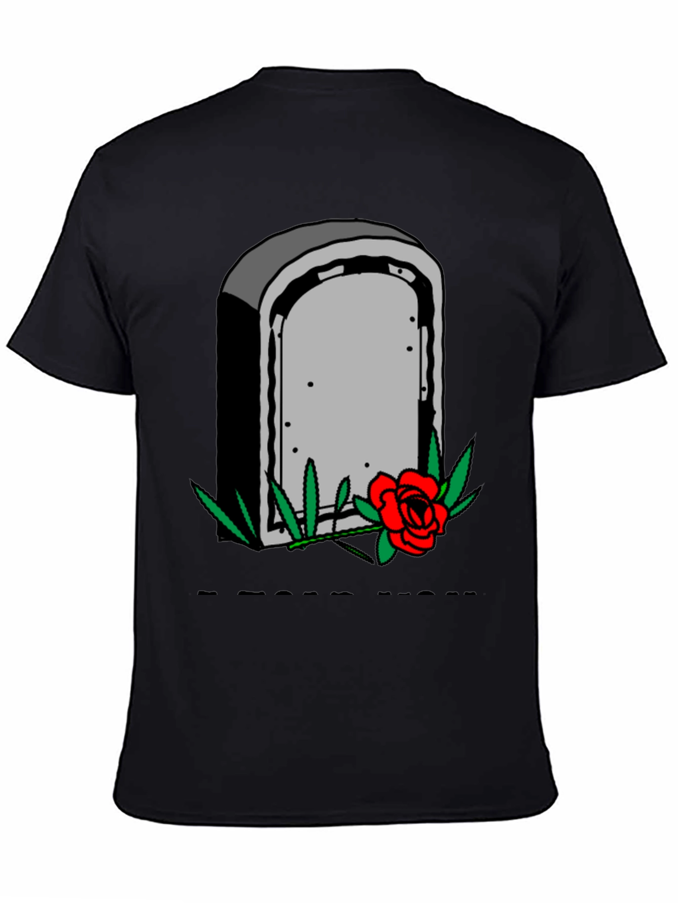 Grave & Rose Graphic T-Shirt - Edgy Casual Wear