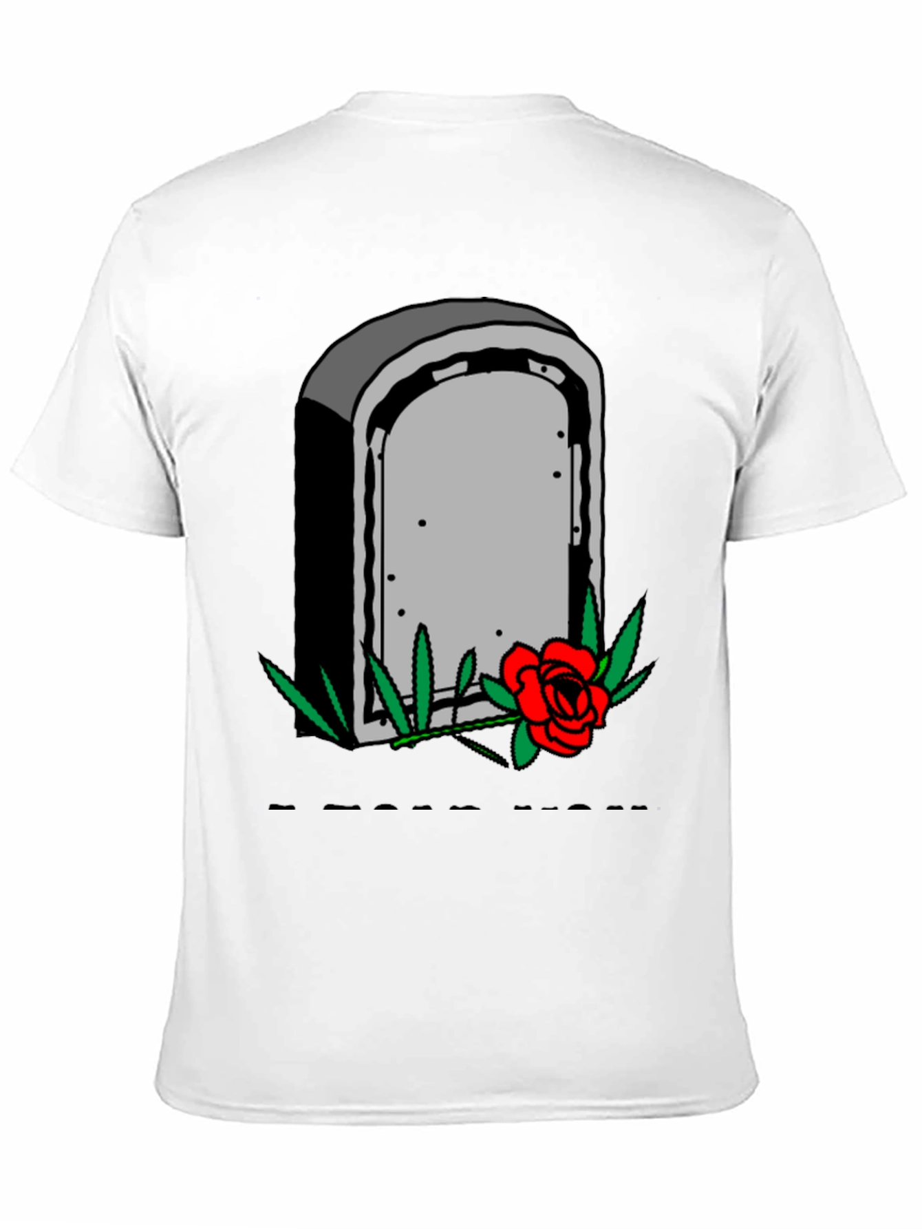 Grave & Rose Graphic T-Shirt - Edgy Casual Wear