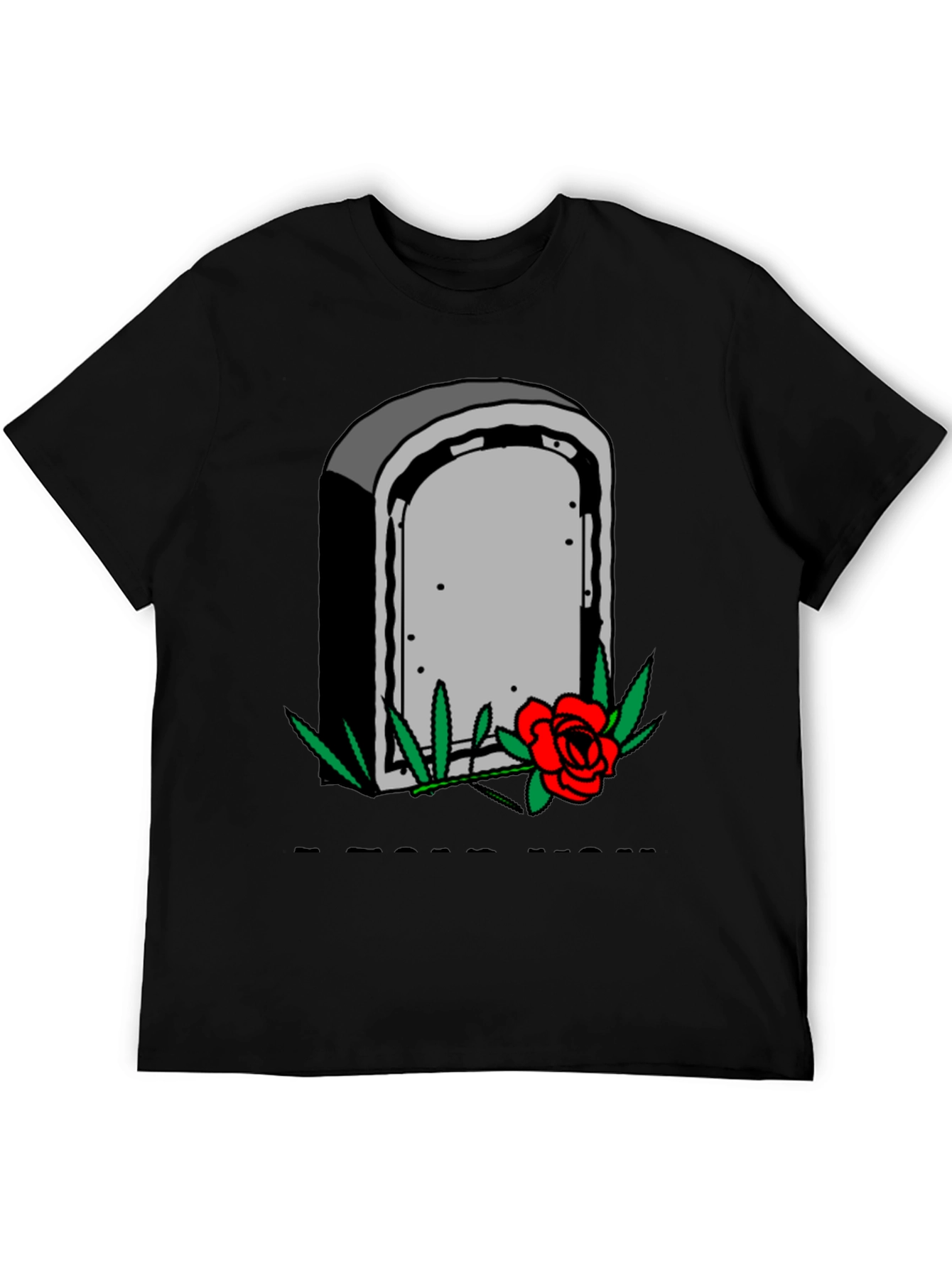 Grave & Rose Graphic T-Shirt - Edgy Casual Wear