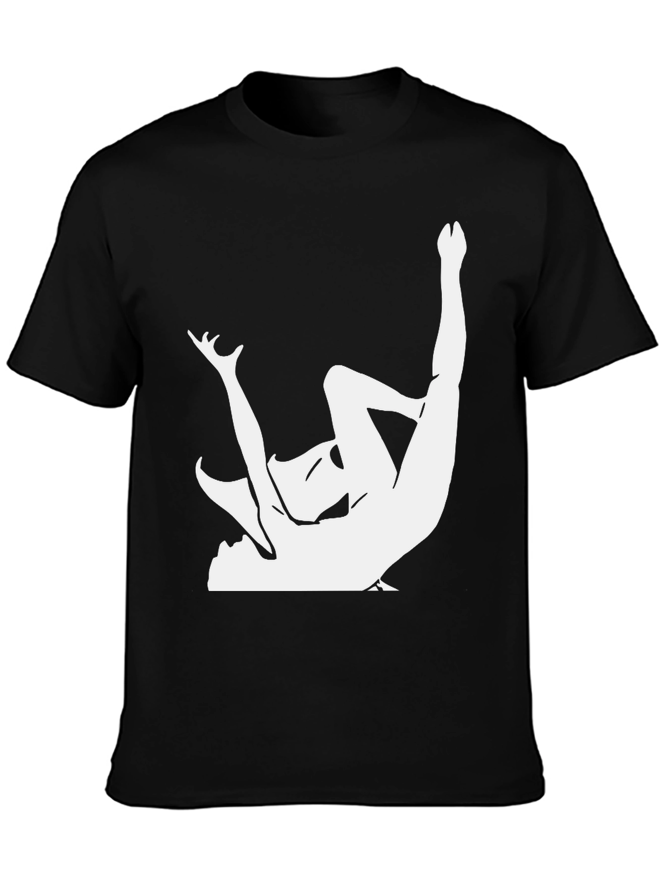 Fallen Angel Graphic T-Shirt - Black