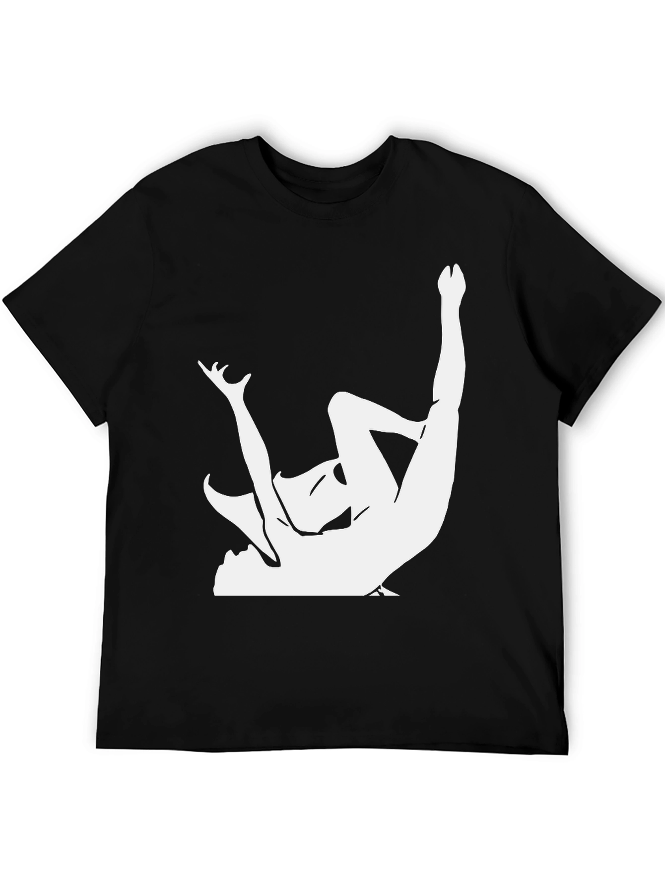 Fallen Angel Graphic T-Shirt - Black
