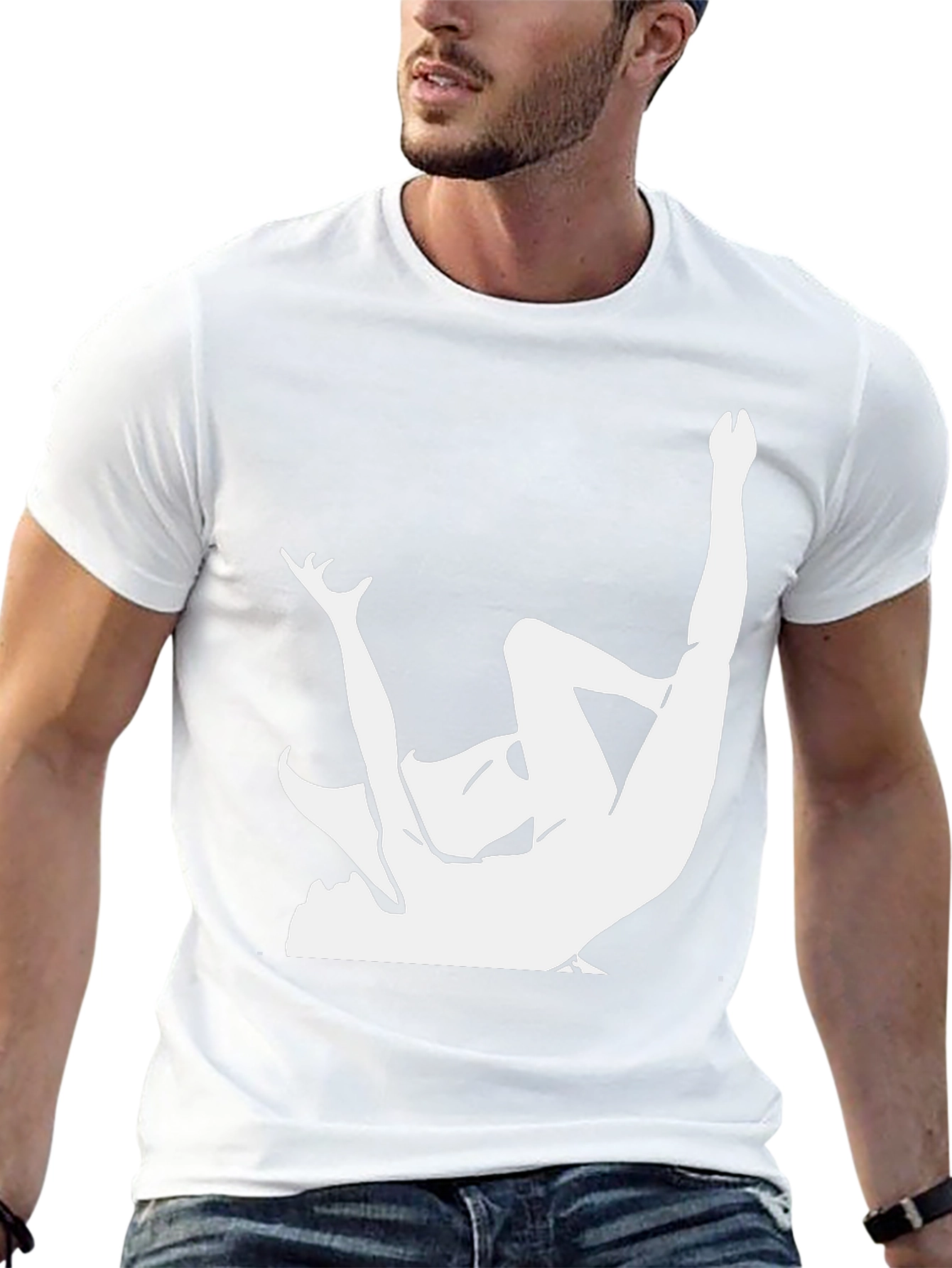 Fallen Angel Graphic T-Shirt - Black