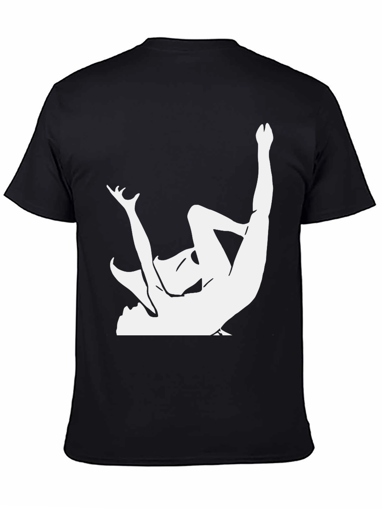 Fallen Angel Graphic T-Shirt - Black