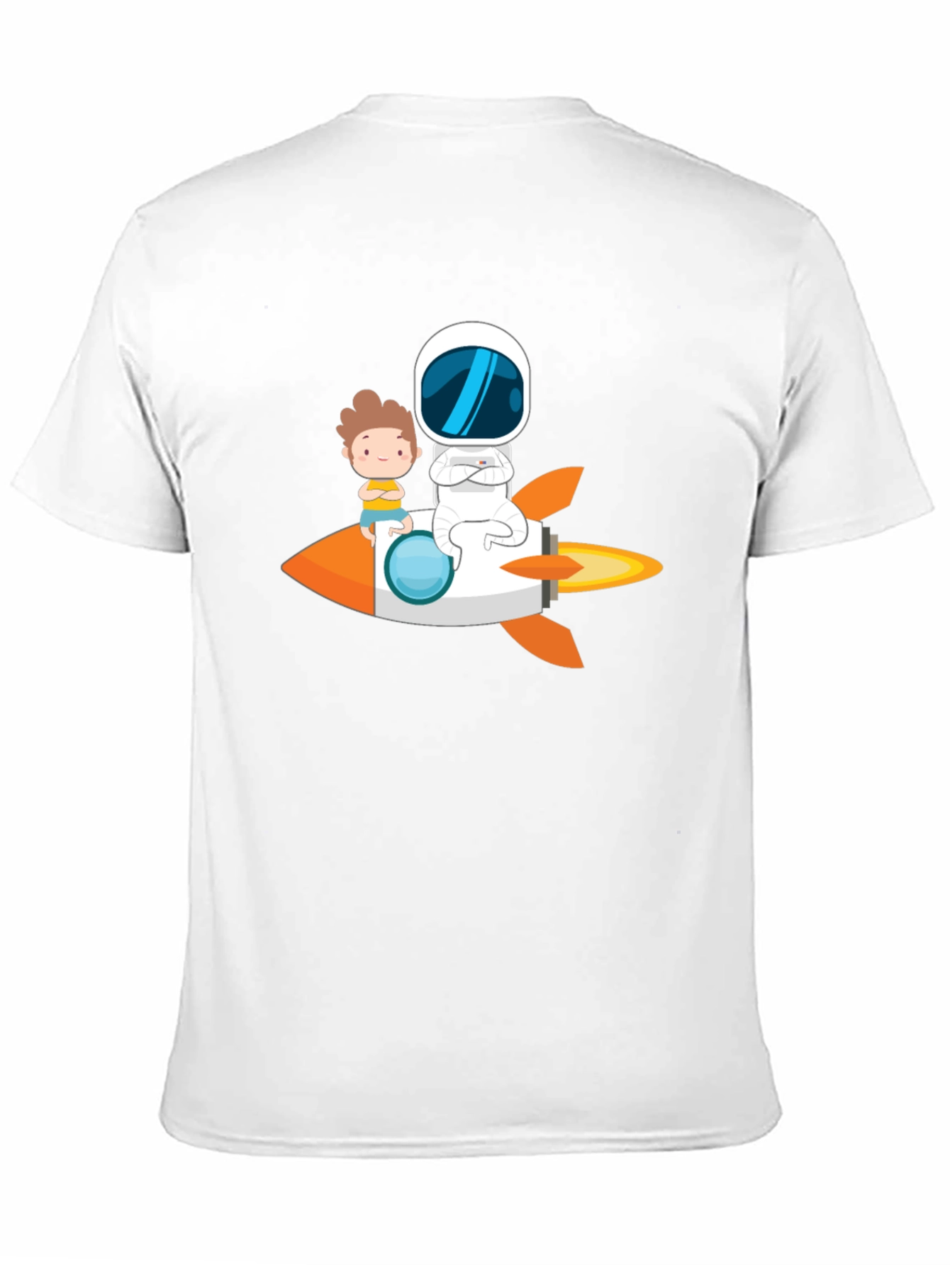 Astronaut & Boy Rocket Ride Graphic Tee