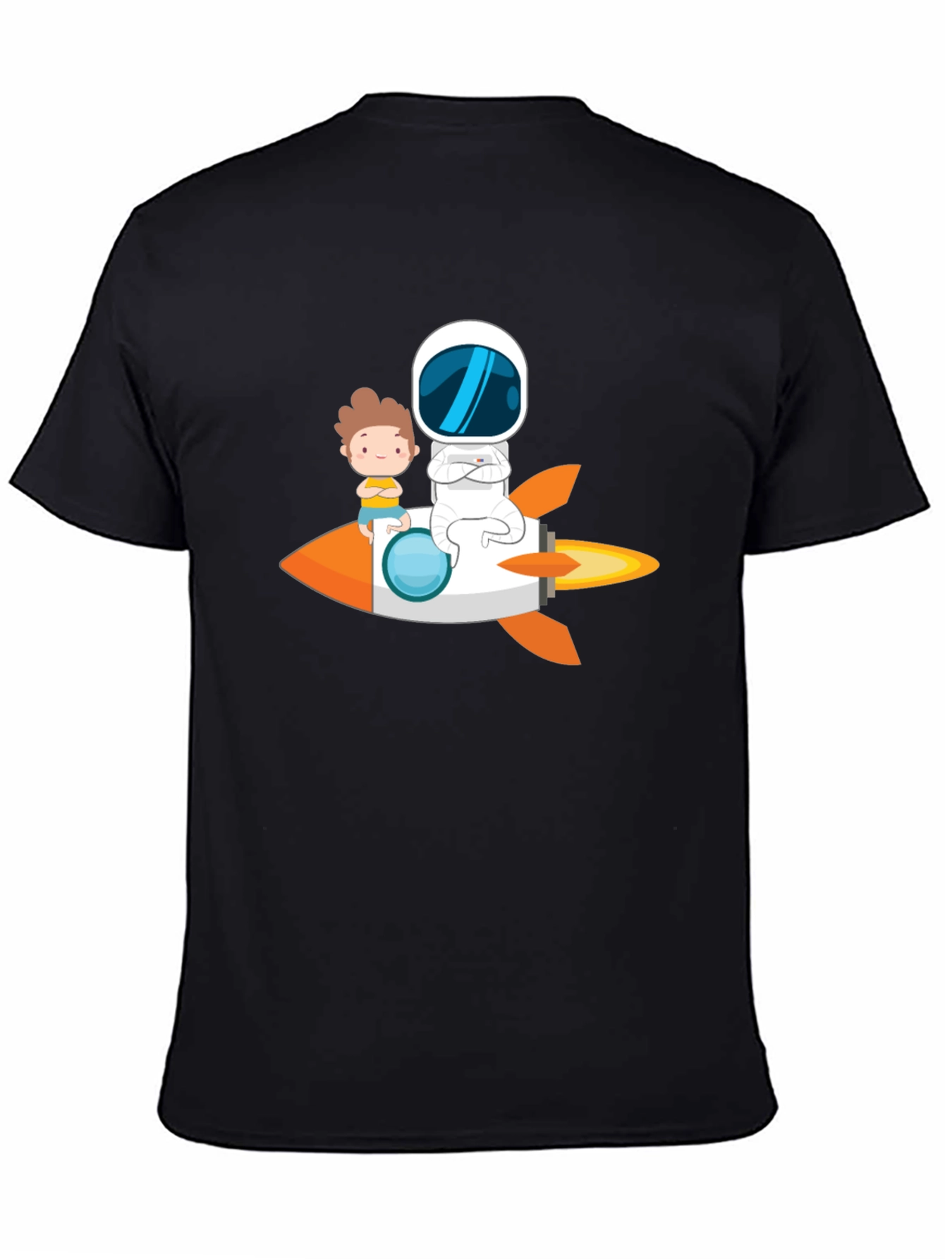 Astronaut & Boy Rocket Ride Graphic Tee