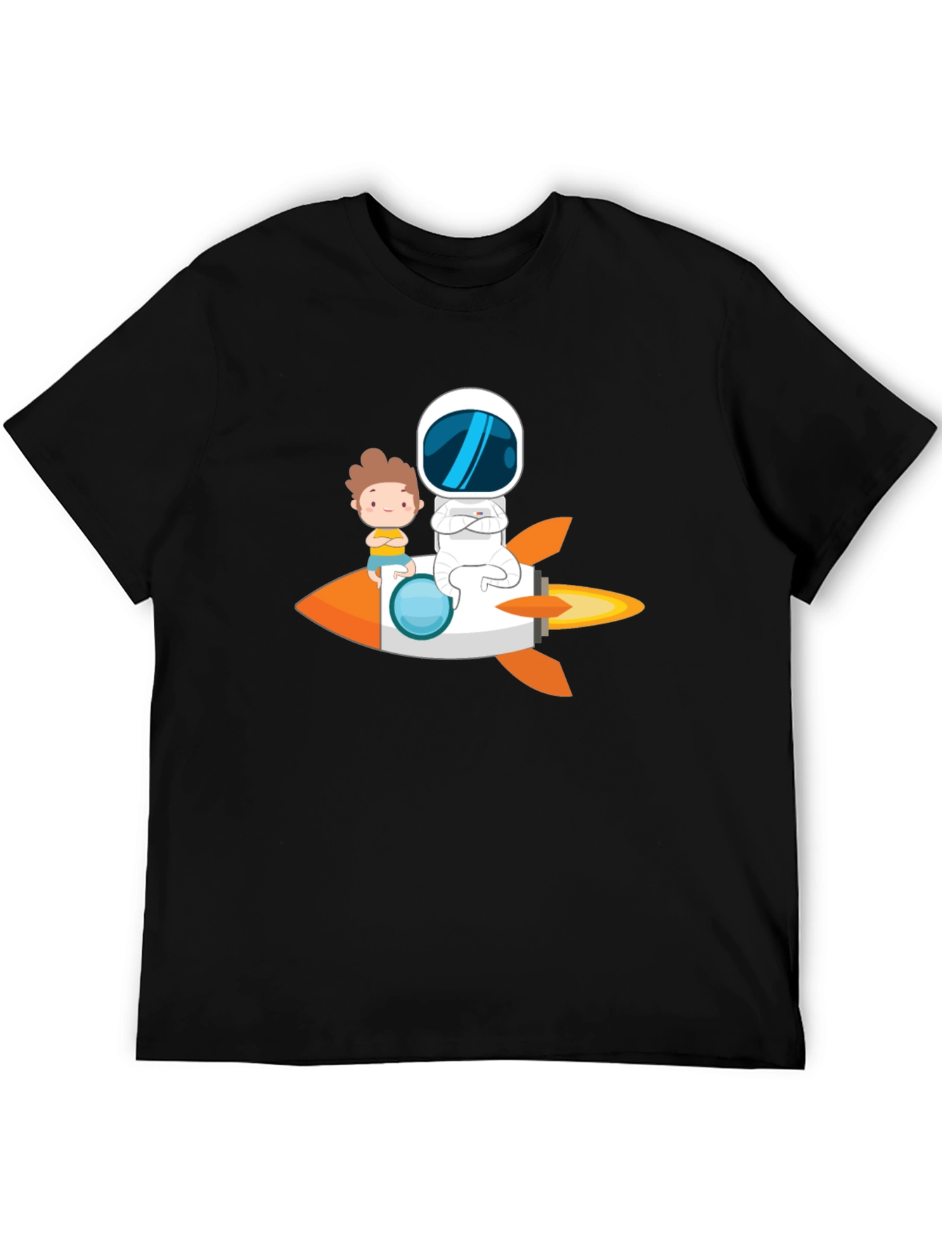 Astronaut & Boy Rocket Ride Graphic Tee