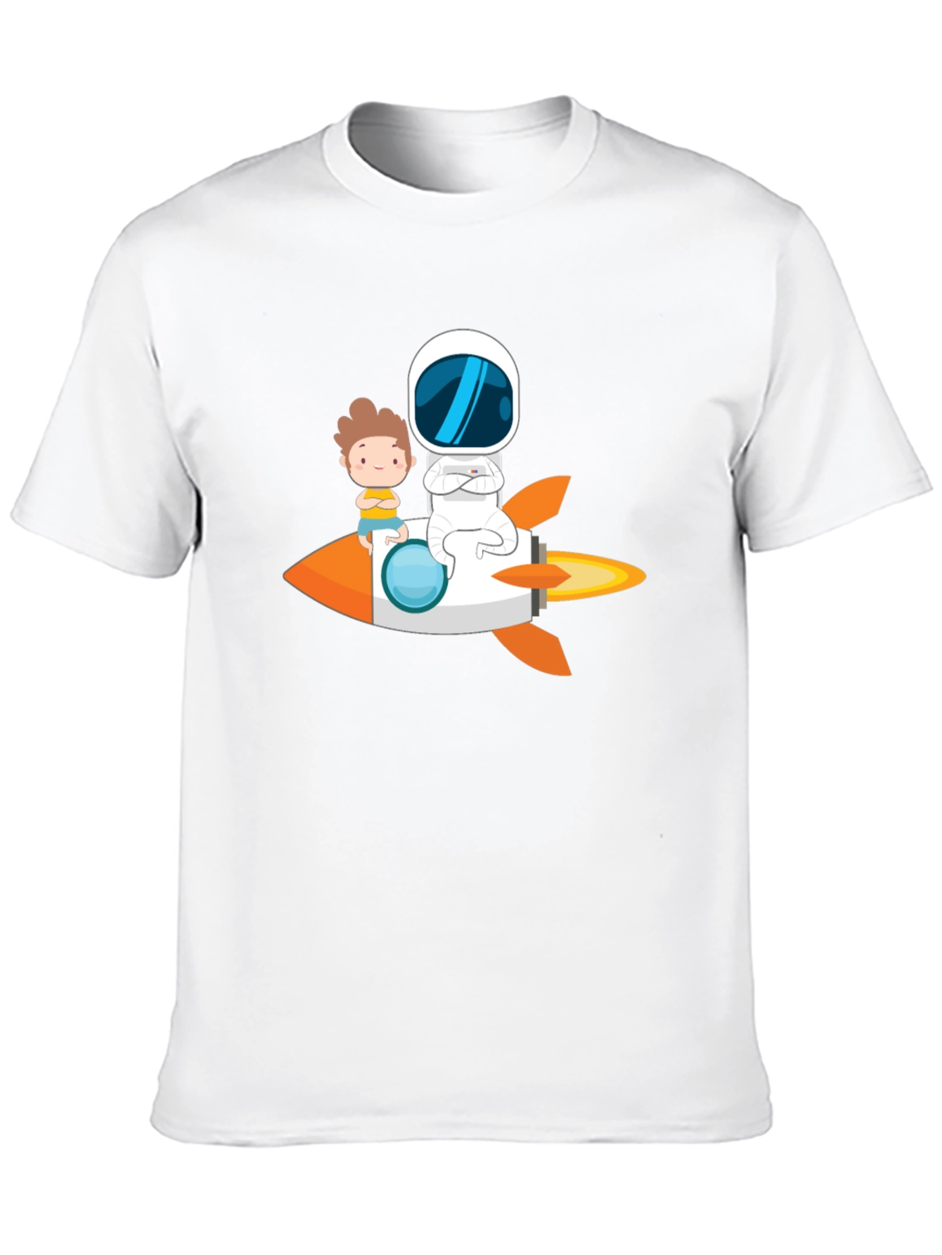 Astronaut & Boy Rocket Ride Graphic Tee
