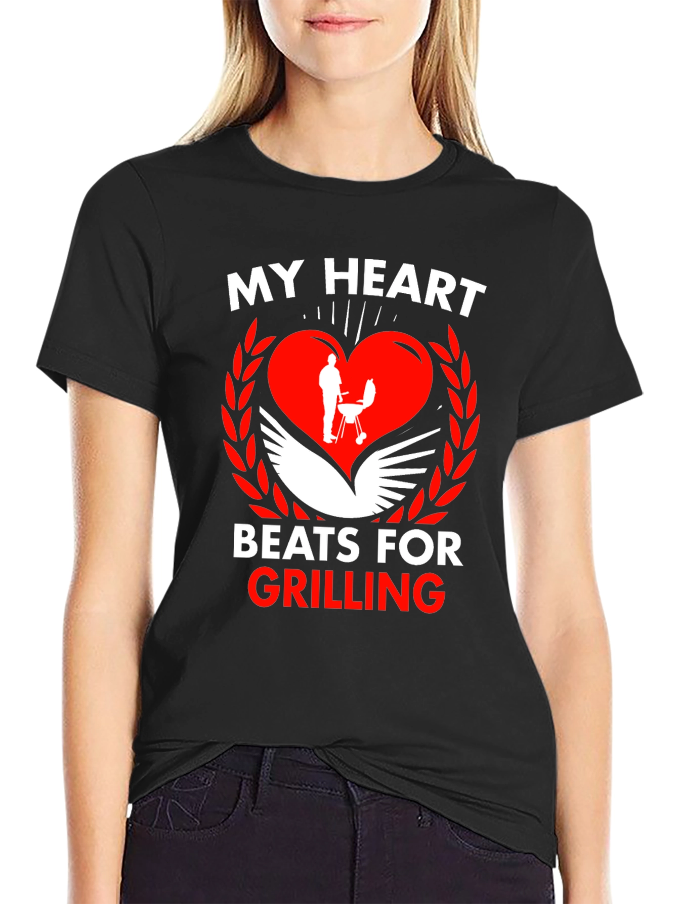 My Heart Beats for Grilling T-Shirt