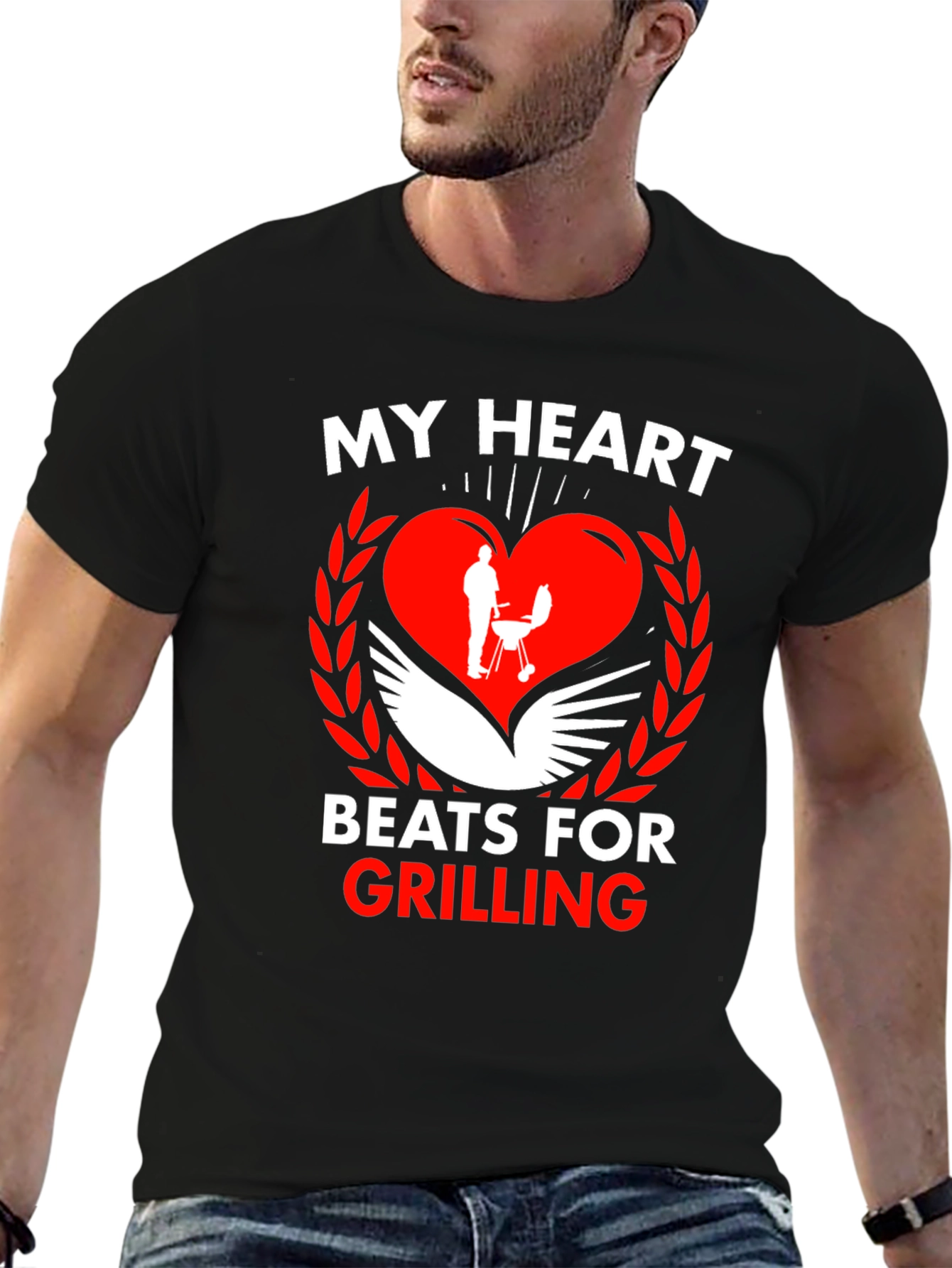 My Heart Beats for Grilling T-Shirt