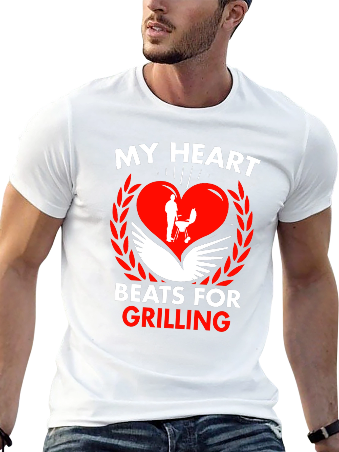 My Heart Beats for Grilling T-Shirt